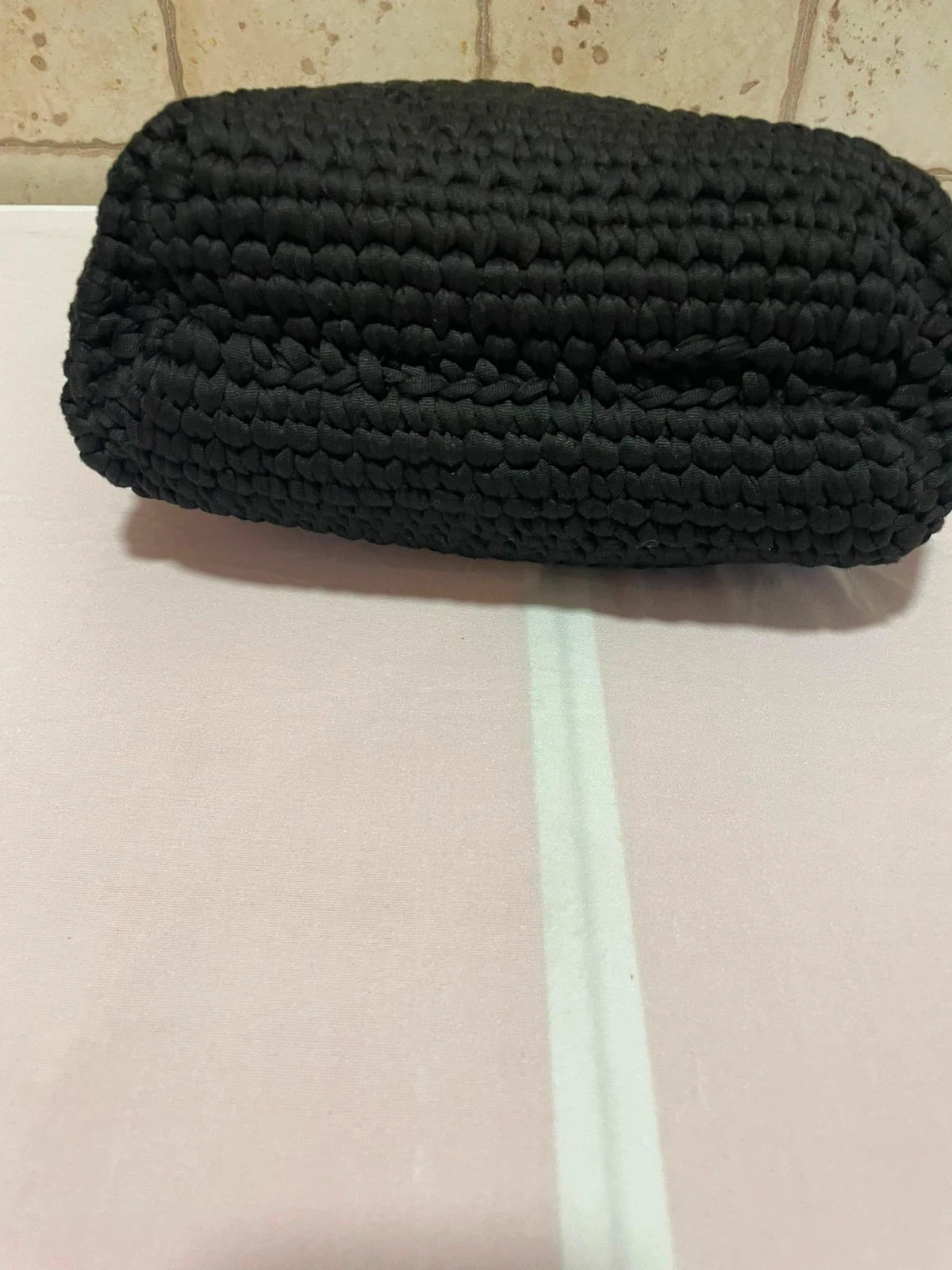 Filinus luna/Bolso artesanal de trapillo negro/Hecho a mano. – Filinus 4