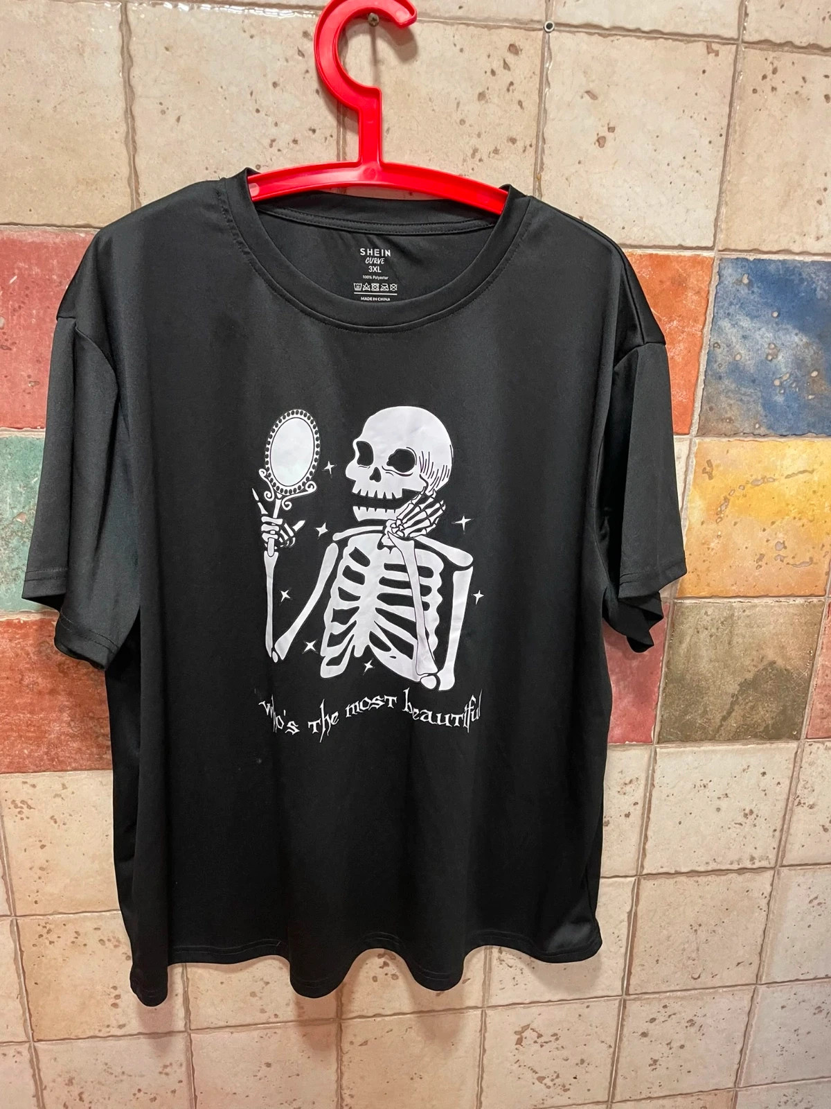 Camiseta calavera – Shein Curve – taille XXL / 44 / 16 2