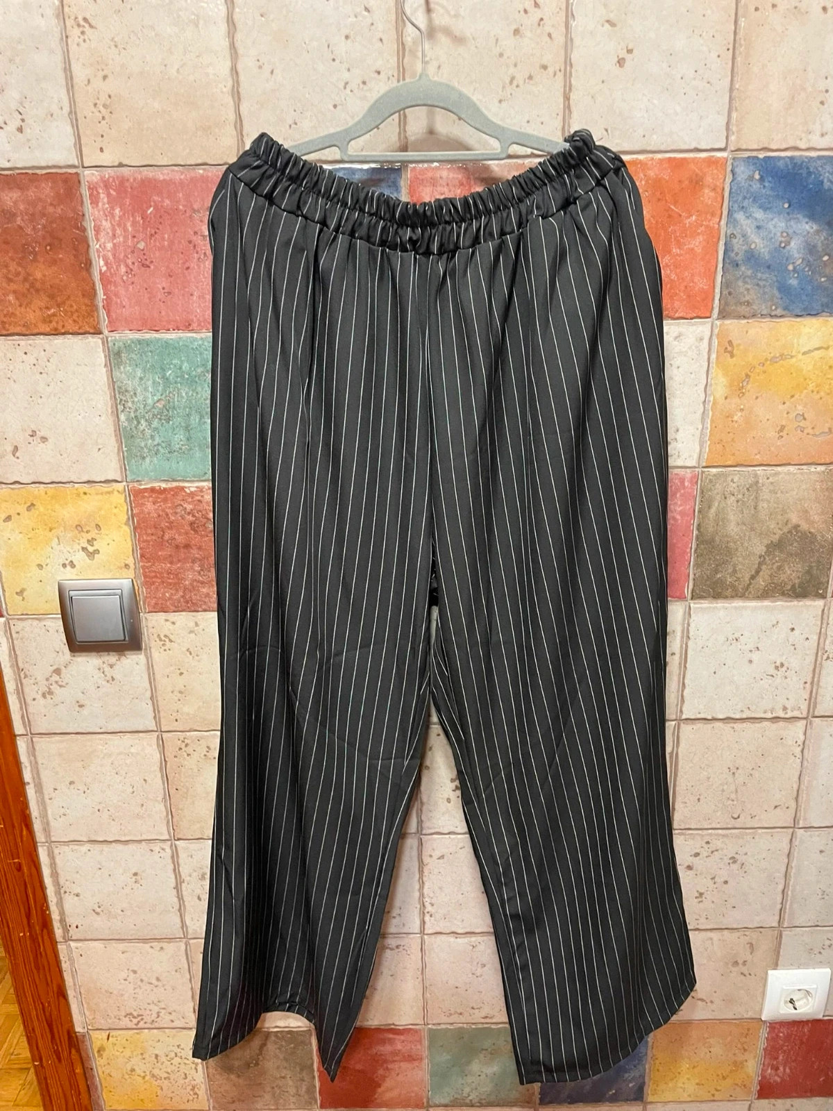 Conjunto 2piezas negro raya diplomática /talla grande/Nuevo. – sin marca – taille 4XL / 48 / 20 3