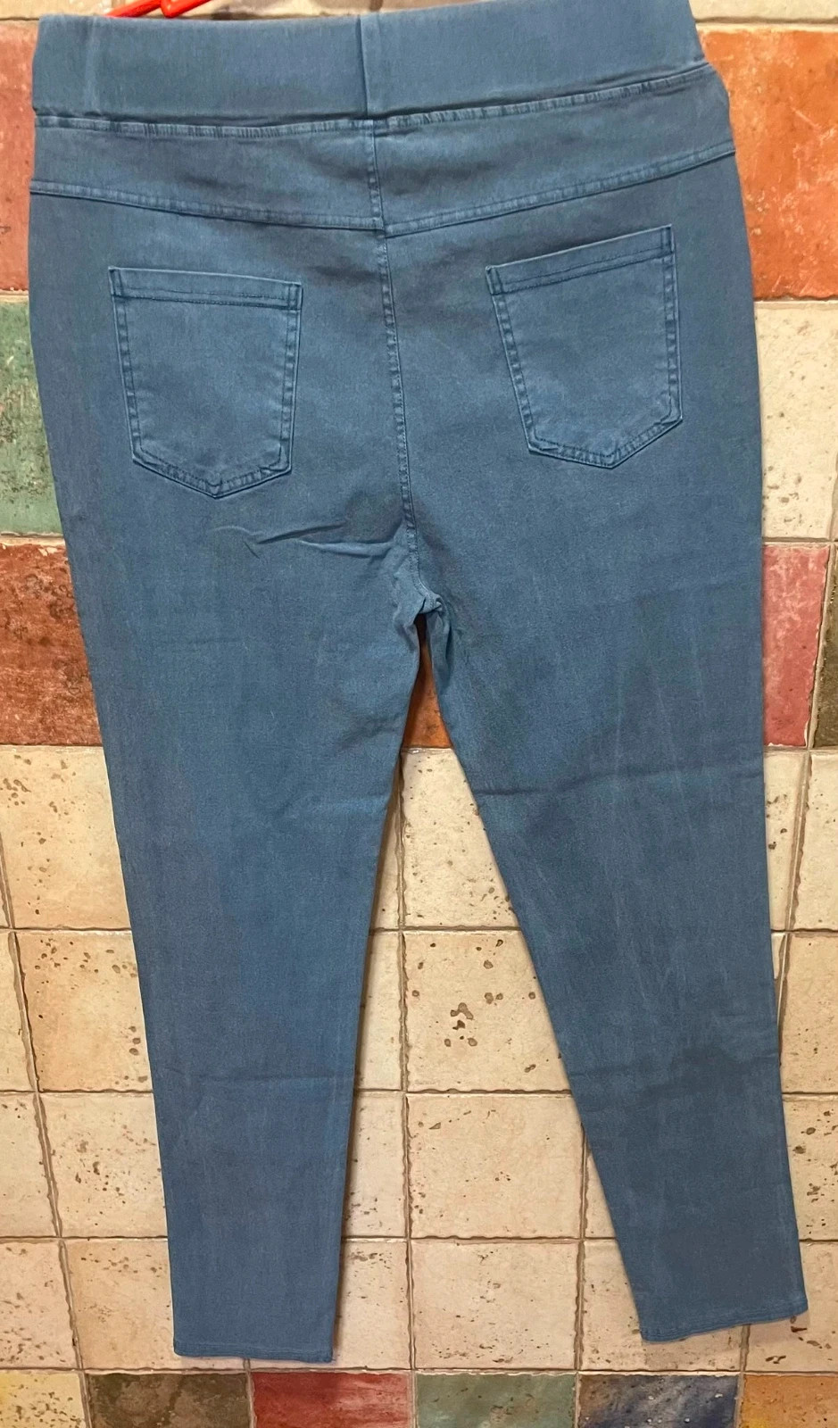 Leggins vaqueros elásticos 2xl/3xl/azul o gris /algodon – sin marca – taille XXL / 44 / 16 4