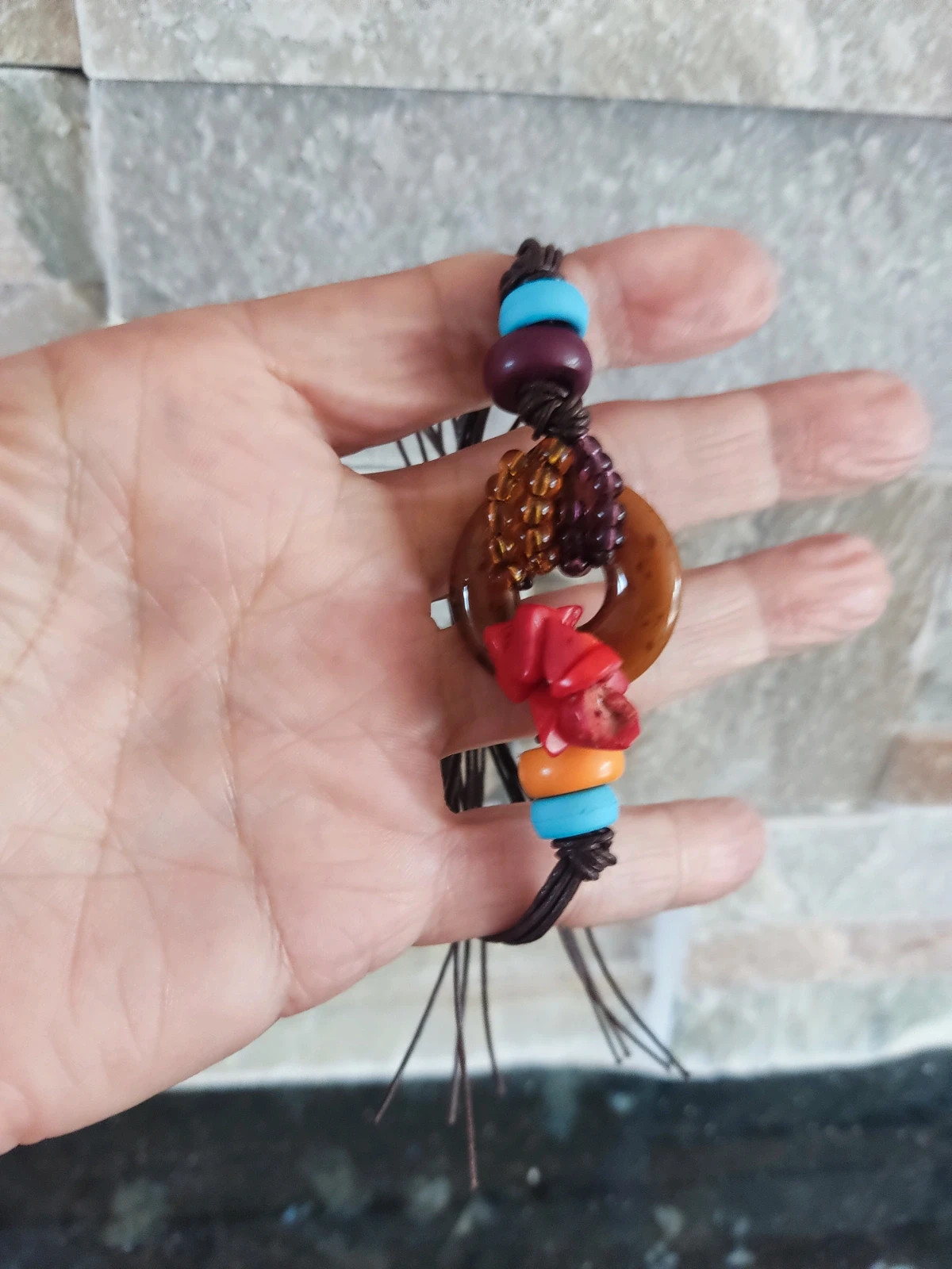 🎁Original pulsera de estilo boho chic con abalorios multicolor – Vintage Chic 2