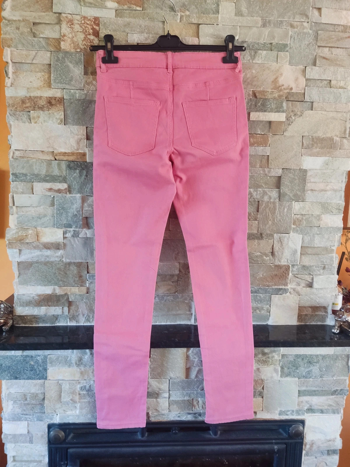 🎁 Pantalón pitillo skinny fit fucsia talla M – Kiabi – taille M / 38 / 10 3