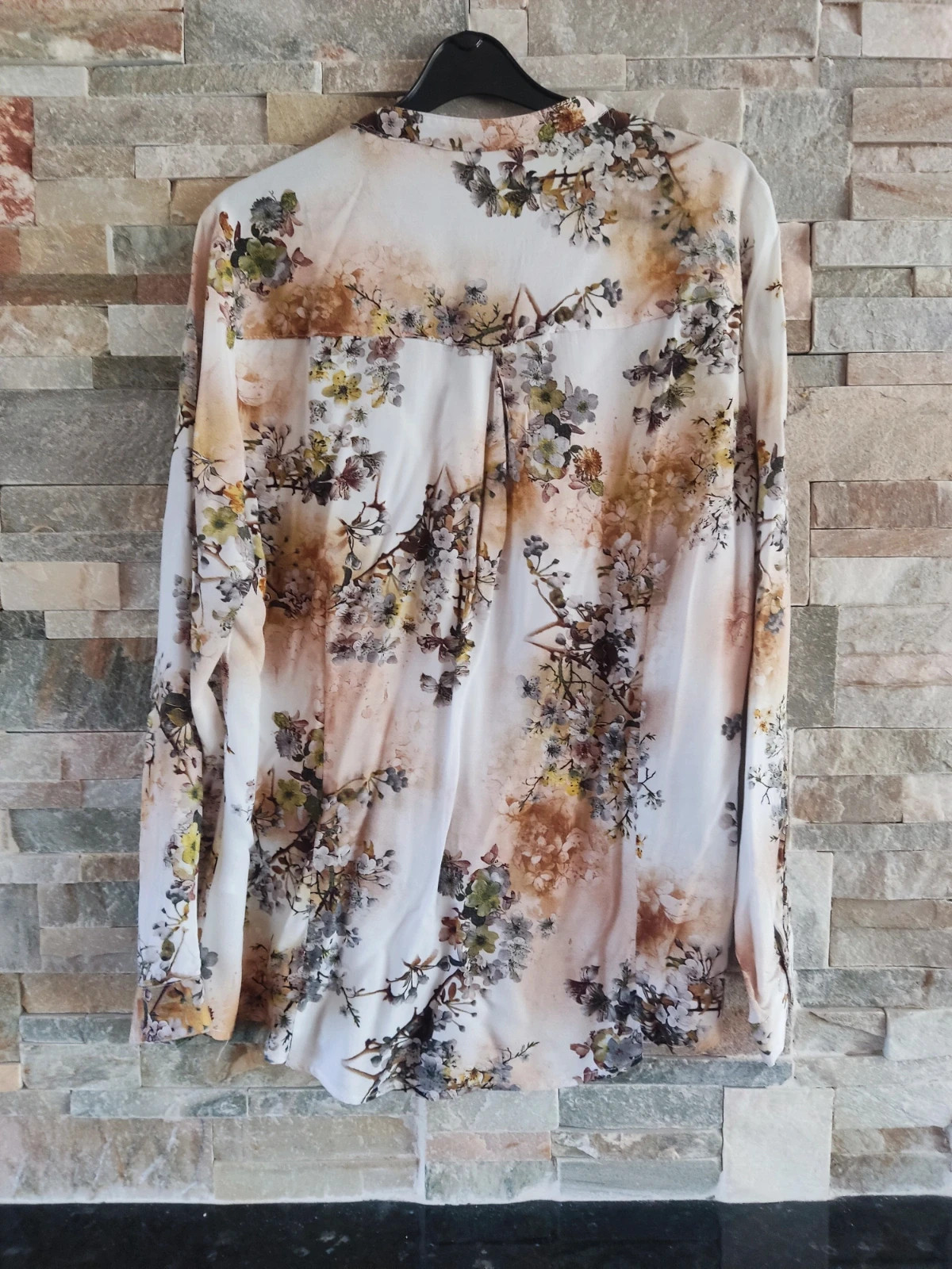 🎁Blusa estampado floral y fondo blanco – Boteli – taille XXL / 44 / 16 4