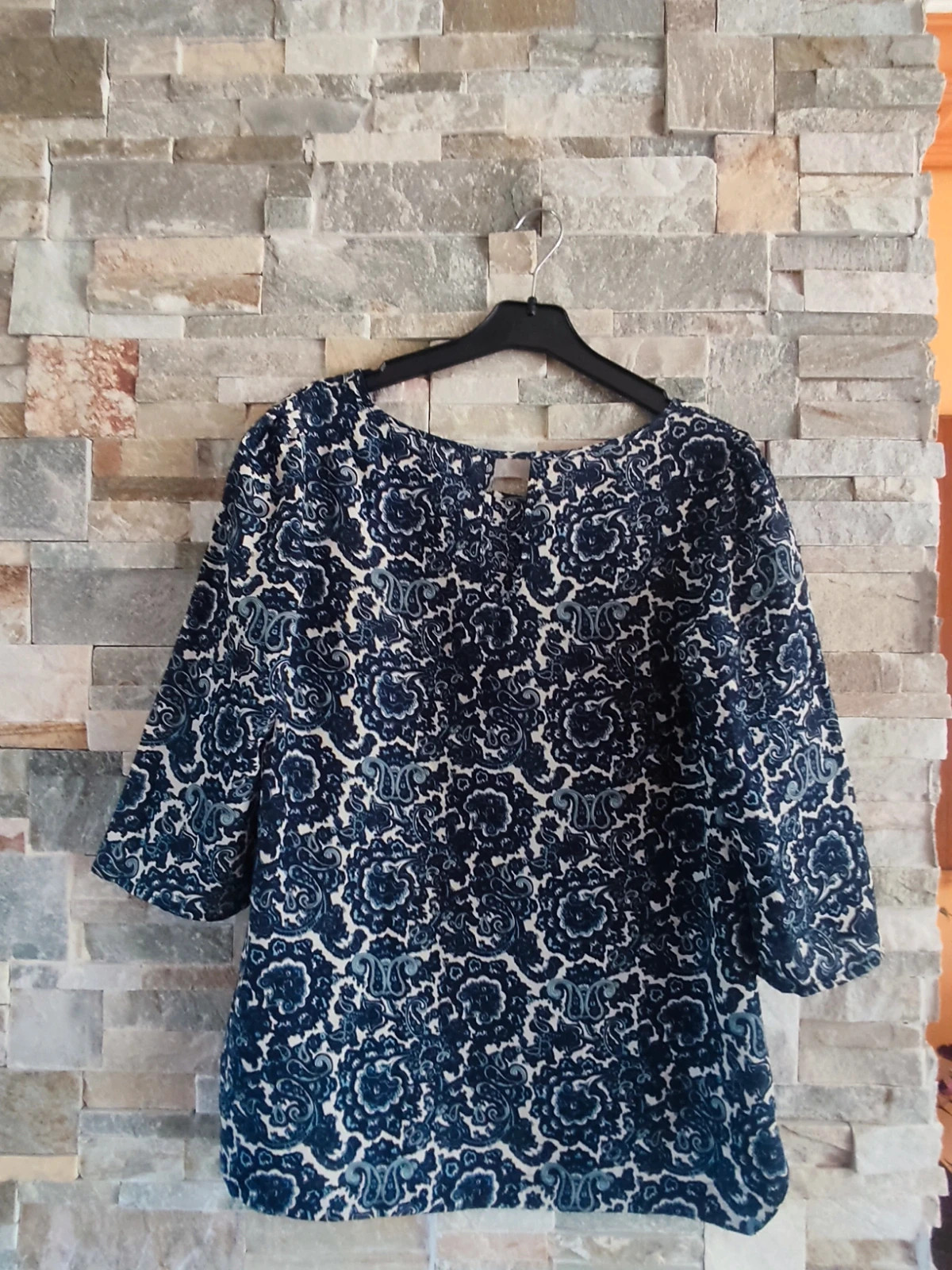 🎁Blusa Estampada Estilo Boho / Paisley – Sfera Casual – taille L / 40 / 12 4