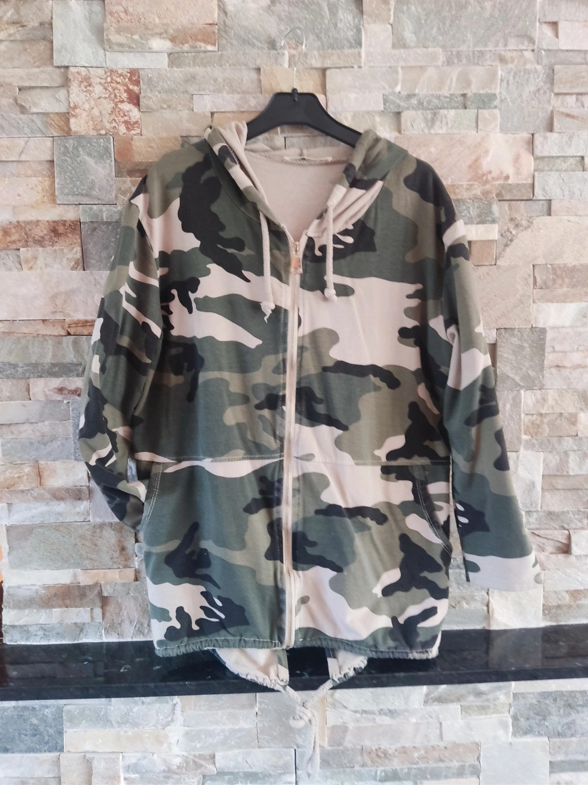 🎁Sudadera con cremallera aestampado camuflaje – New Collection – taille XXXL / 46 / 18
