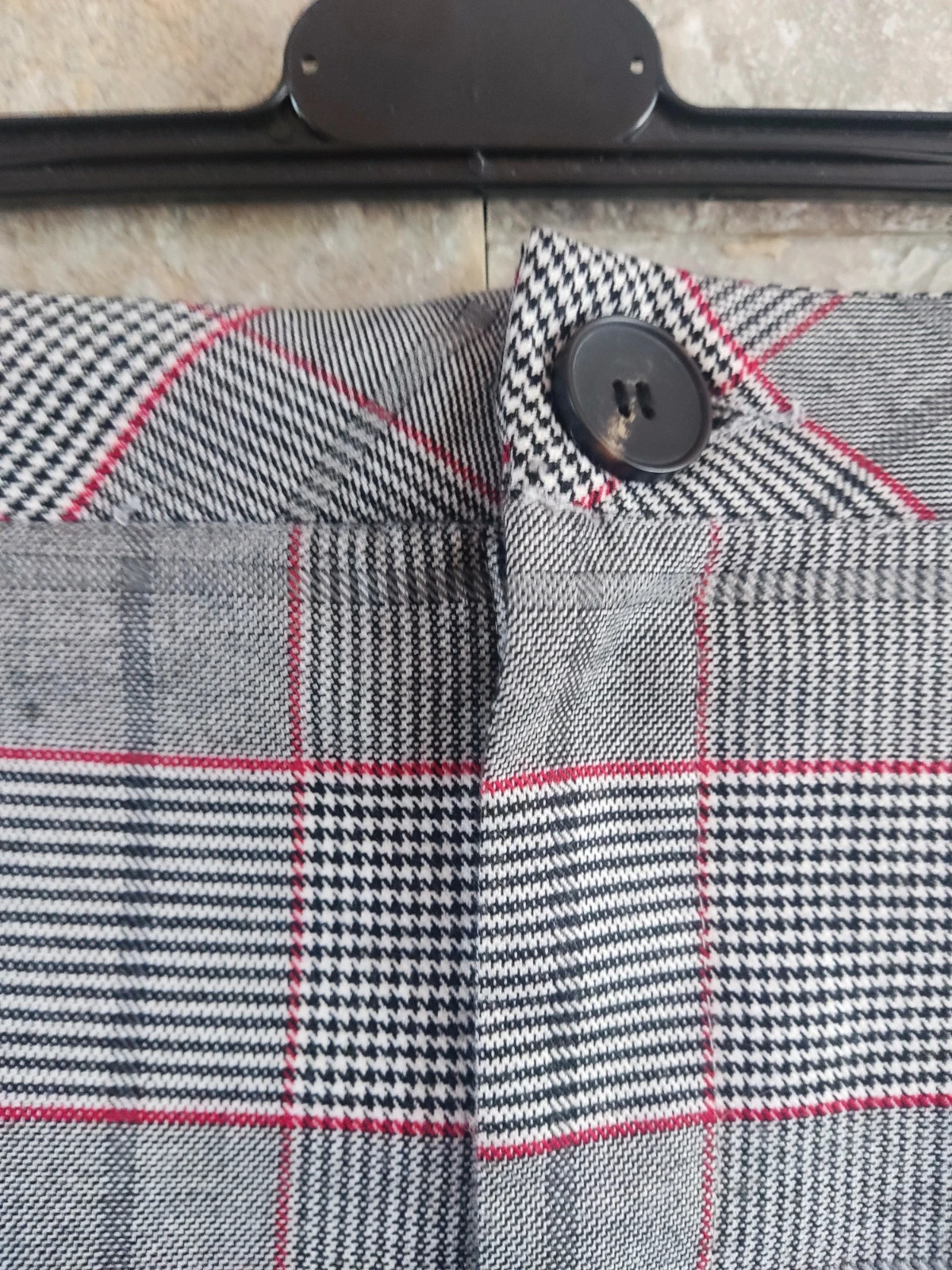 🎁 Minifalda de cuadritos con cinta multicolor con brillos estilo tartán – Le Lis – taille M / 38 / 10 4
