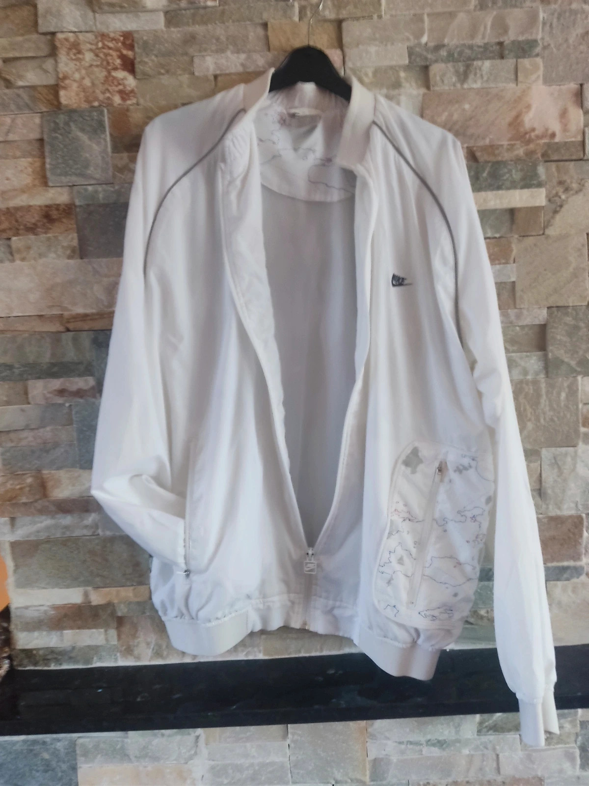 🎁Nike Sportswear vintage 90s Chaqueta Windbreaker M Map – Nike – taille M 2