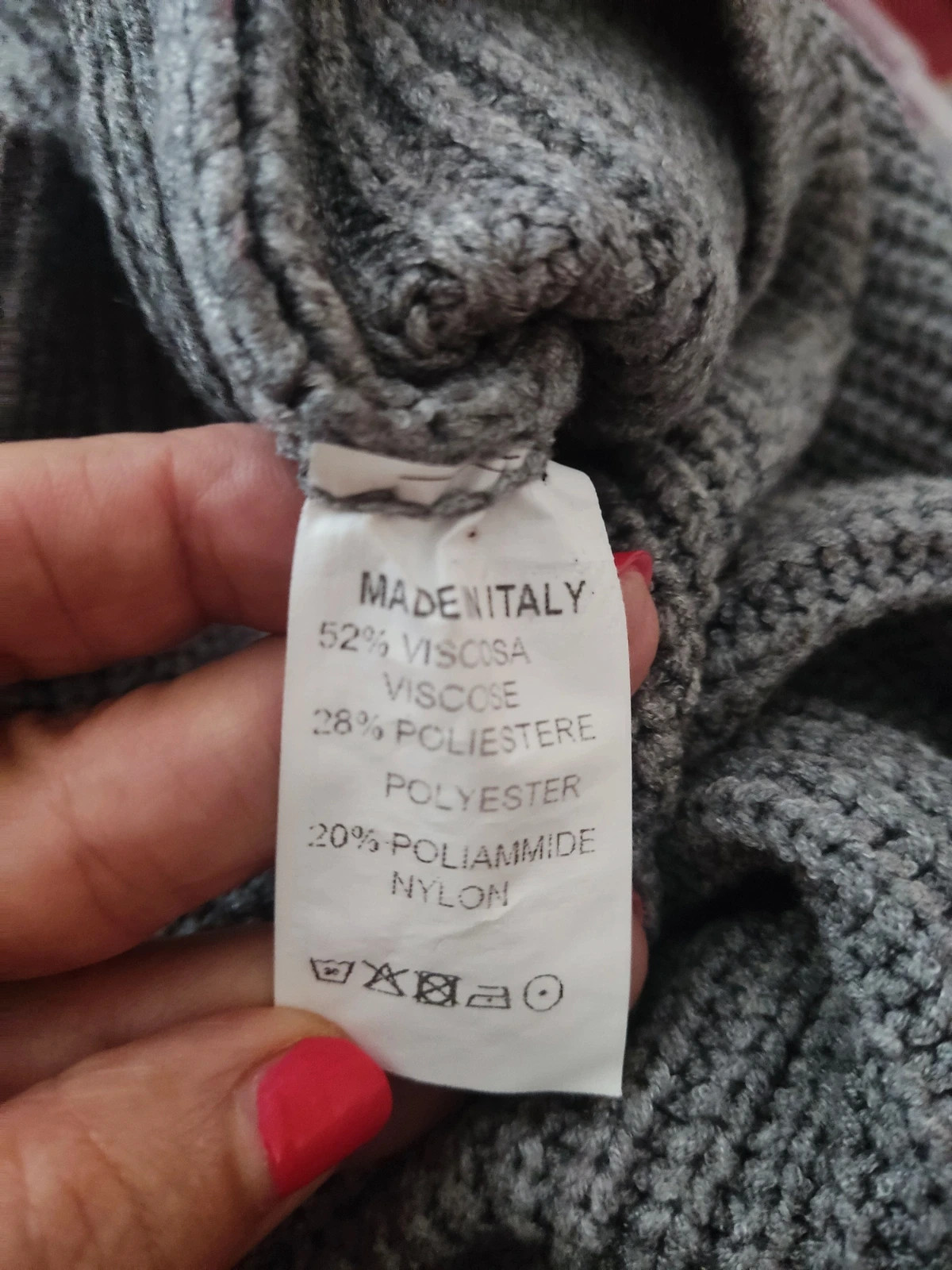 🎁 Jersey de punto gordito supersuave con ochos en la parte delantera – taille XXL / 44 / 16 5