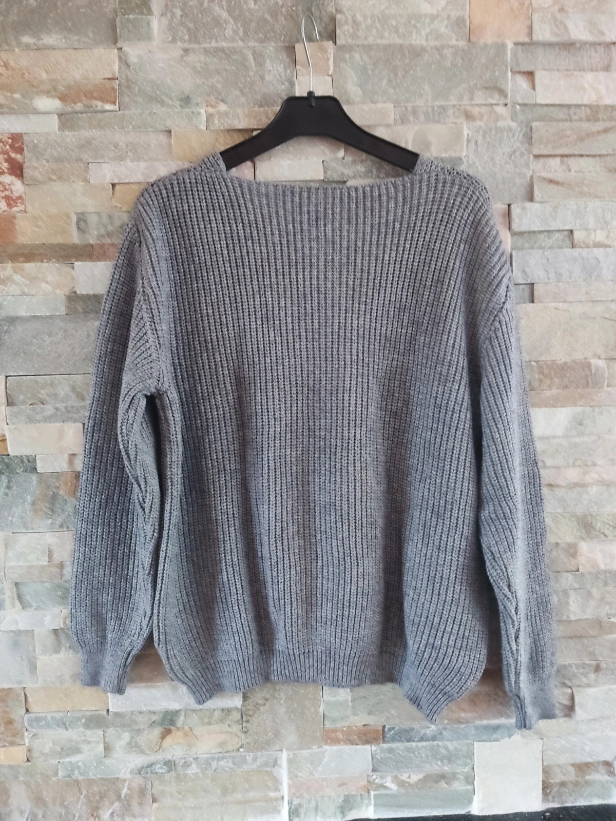 🎁 Jersey de punto gordito supersuave con ochos en la parte delantera – taille XXL / 44 / 16 4