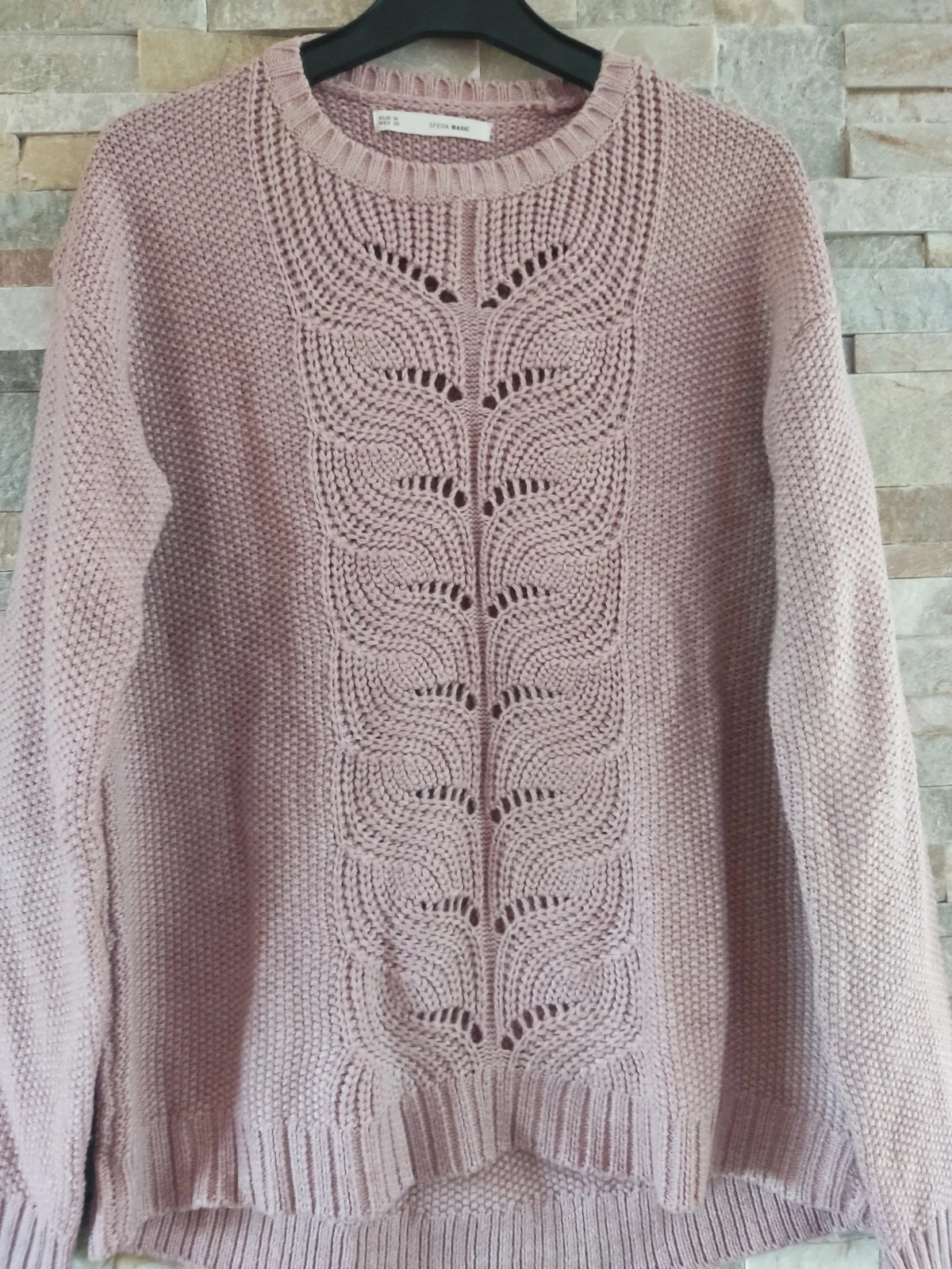 🎁 Jersey de punto rosa con bonito dibujo frontal – Sfera Basic – taille XL / 42 / 14 2