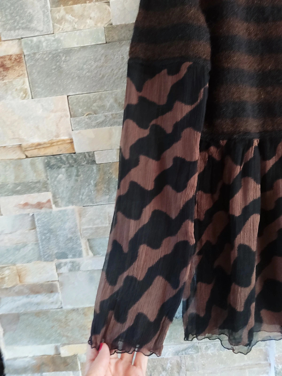 🎁 Original jersey con seda, lana y mohair – TMX – taille M / 38 / 10 4