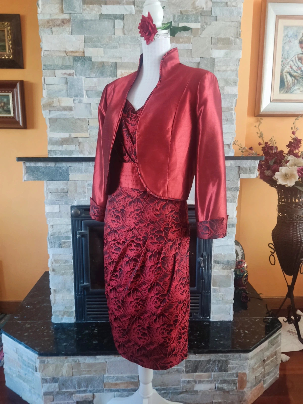 🎁 Maravilloso conjunto de vestido y torera para eventos, de Zeila – Zeila Donna – taille XXL / 44 / 16 2
