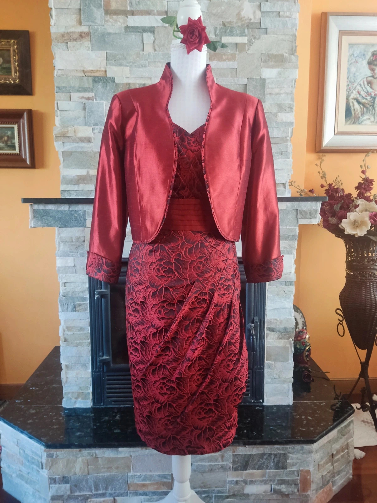 🎁 Maravilloso conjunto de vestido y torera para eventos, de Zeila – Zeila Donna – taille XXL / 44 / 16