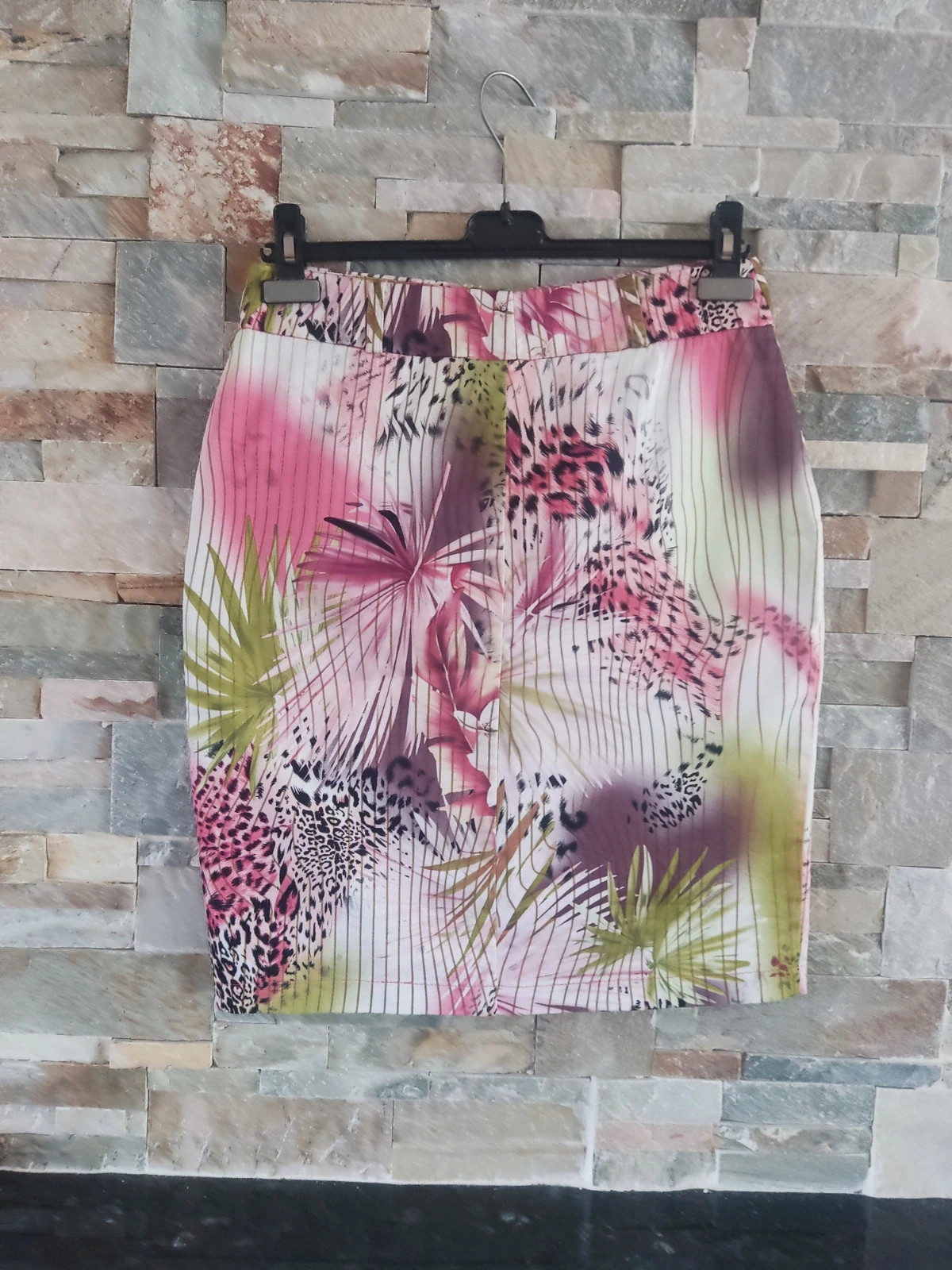 🎁Bonita falda entallada con estampado floral, talla L – taille L / 40 / 12 4