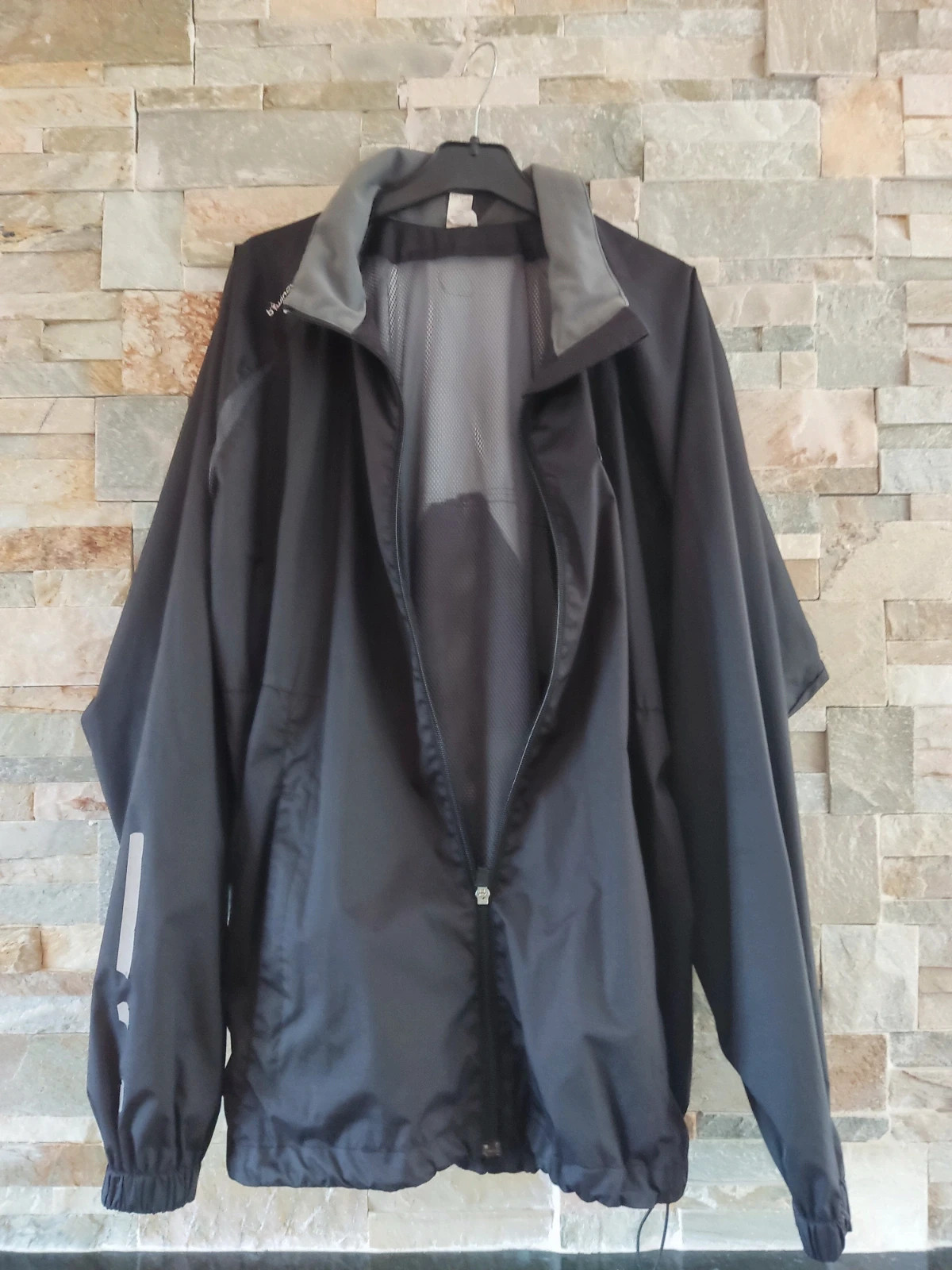 🔥 Chubasquero negro cerrado con cremallera – Rockrider – taille XL 2