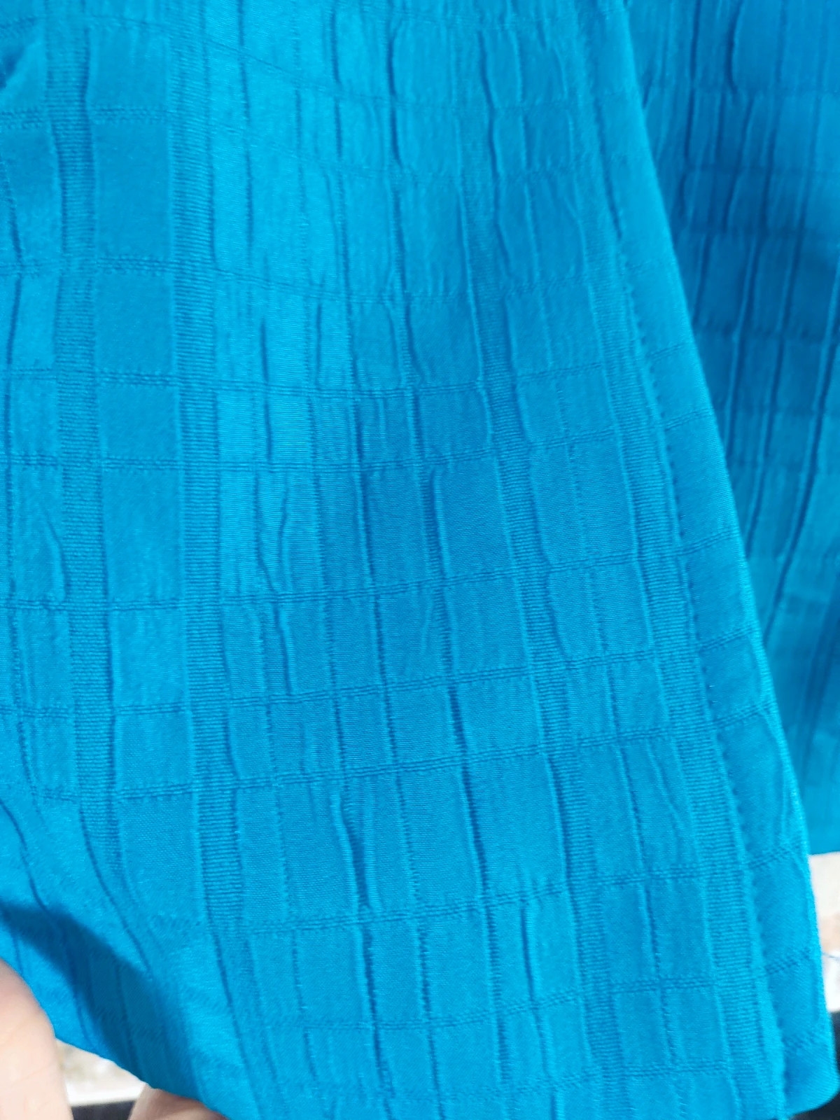 🔥 Blazer con relieves y brillos color azul – Nikki – taille 6XL / 52 / 24 3