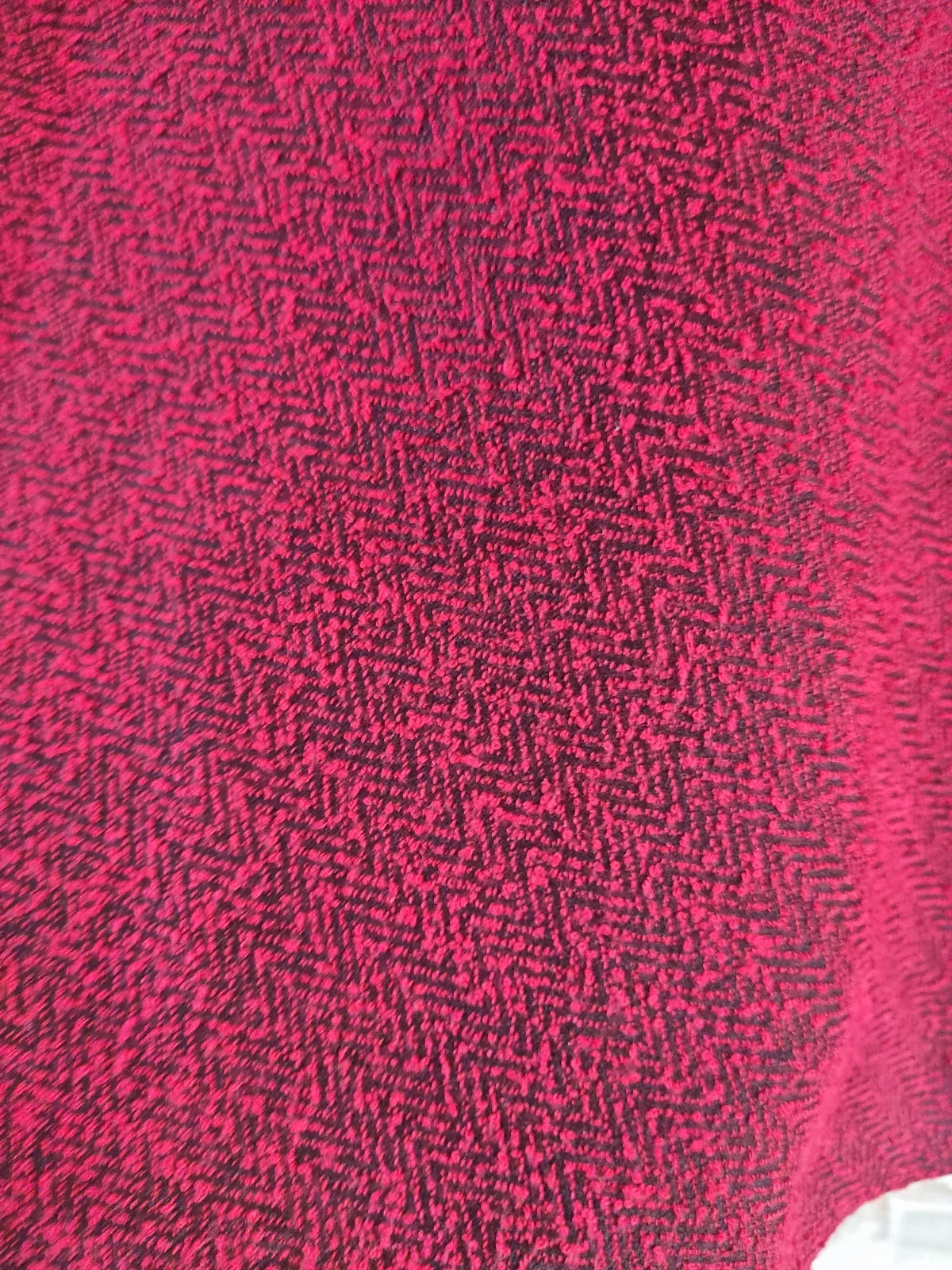 🔥Falda roja con jaspeado negro – Ciopre – taille L / 40 / 12 2