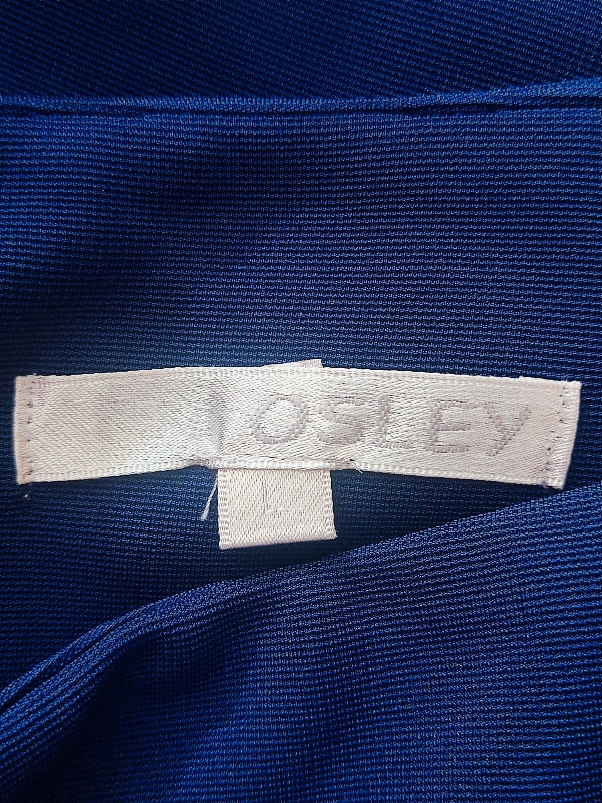 🔥Falda azul entallada con pespuntes horizontales – Osley – taille L / 40 / 12 4