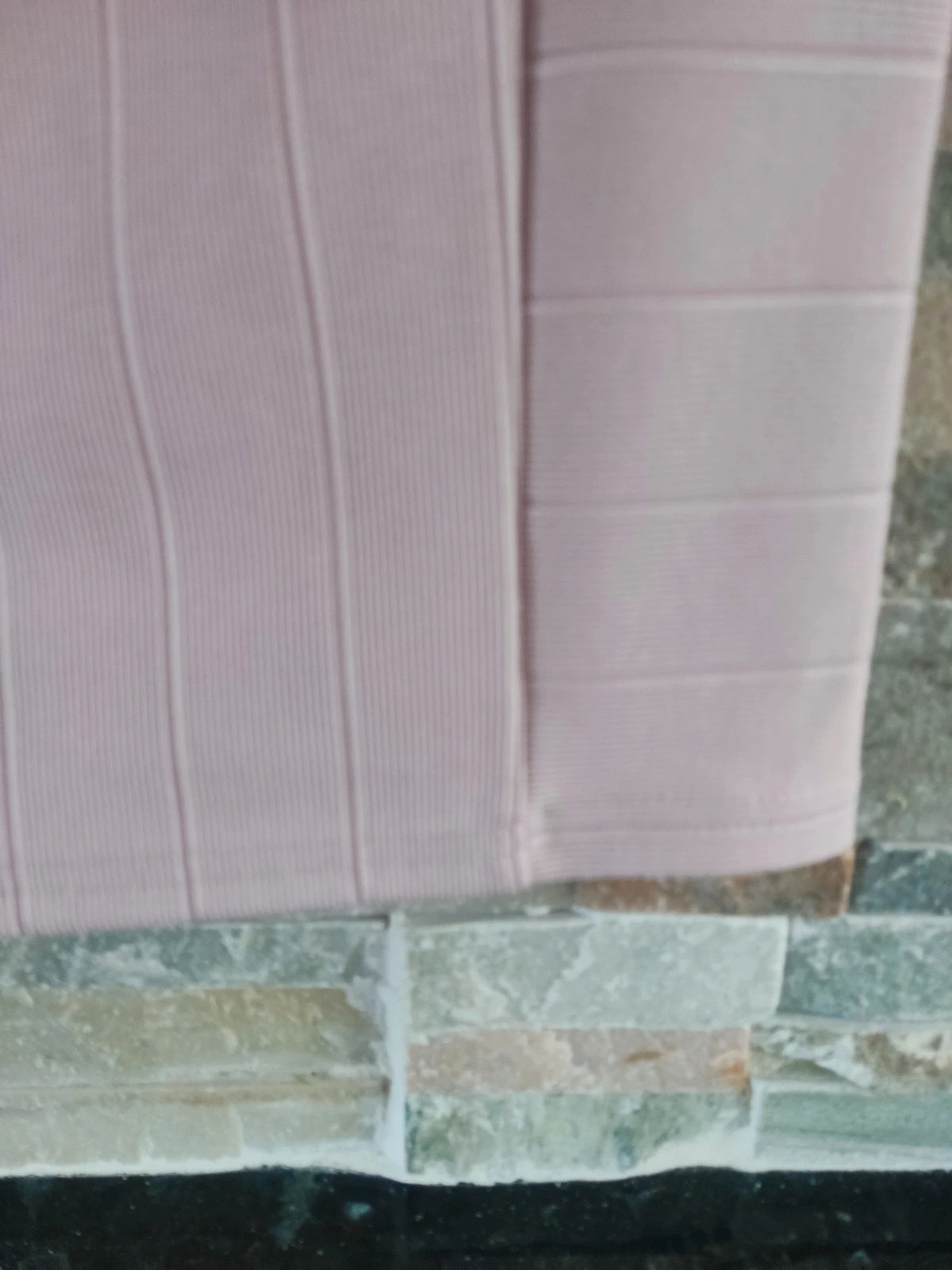 🔥Estilosa Falda tubo de punto rosa acanalado – Zara – taille M / 38 / 10 4
