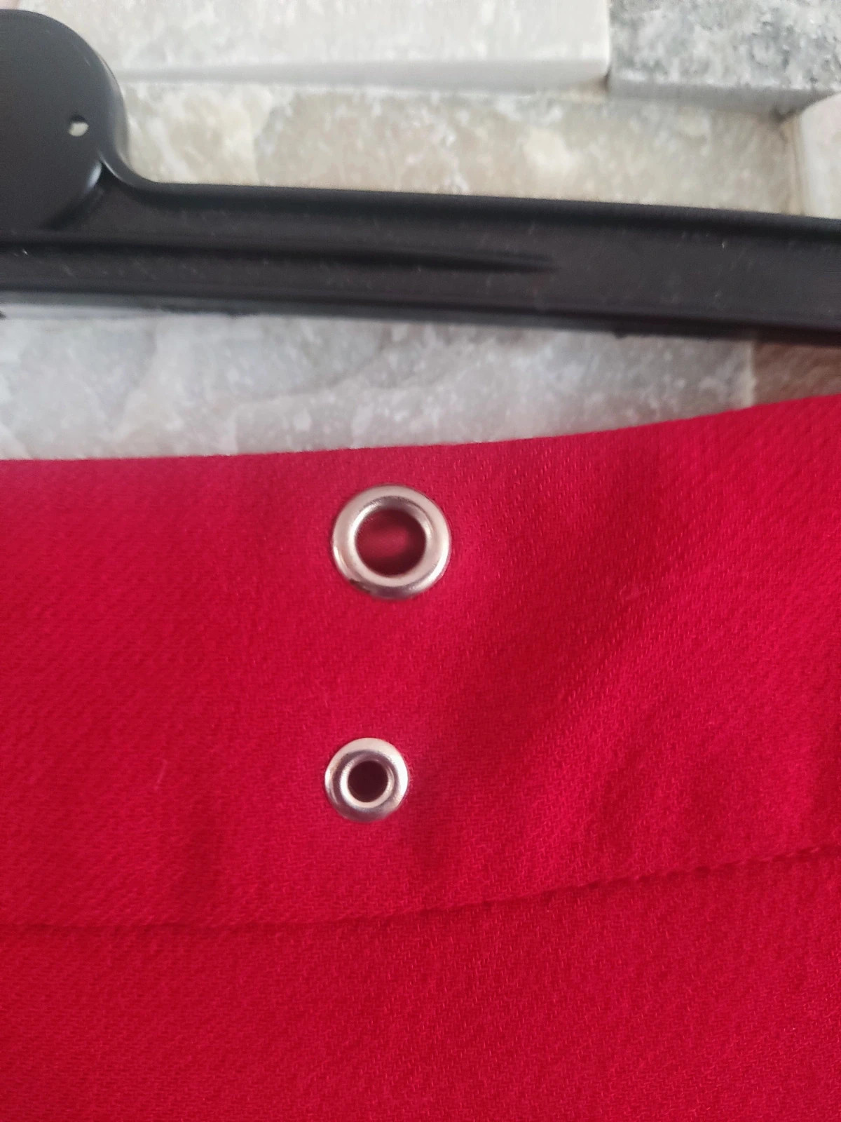 🔥 Elegante falda roja con aros metálicos en cintura – El Corte Inglés – taille XL / 42 / 14 2