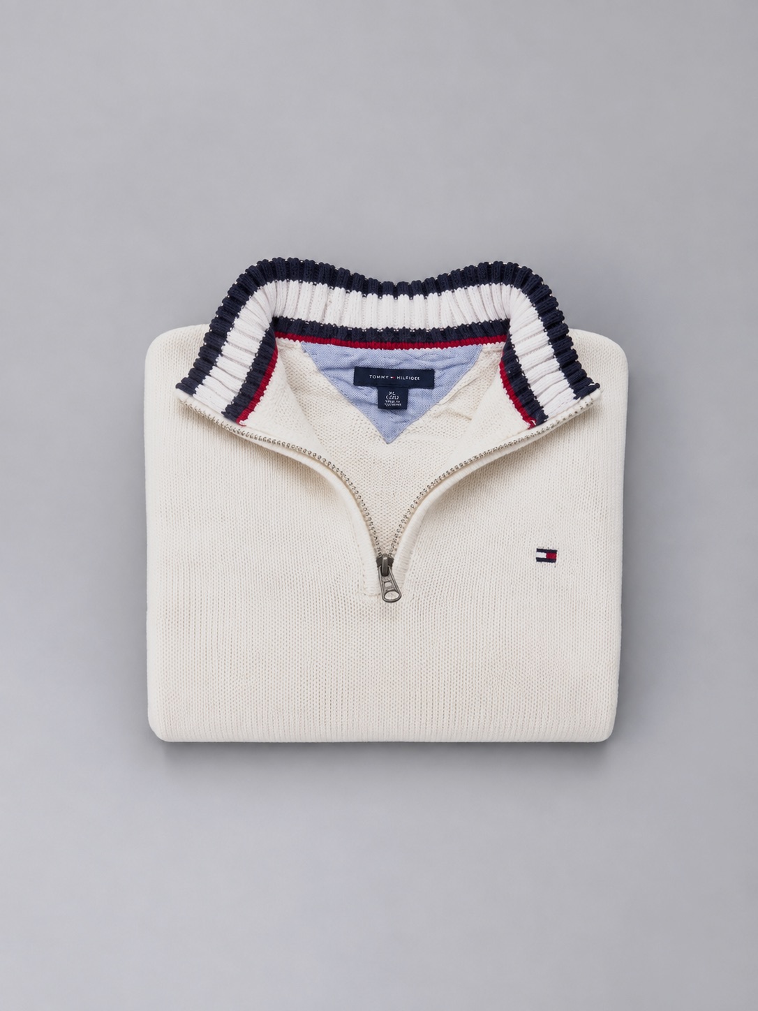 Pull 1/4 zip Tommy Hilfiger  – Tommy Hilfiger – taille XS 3