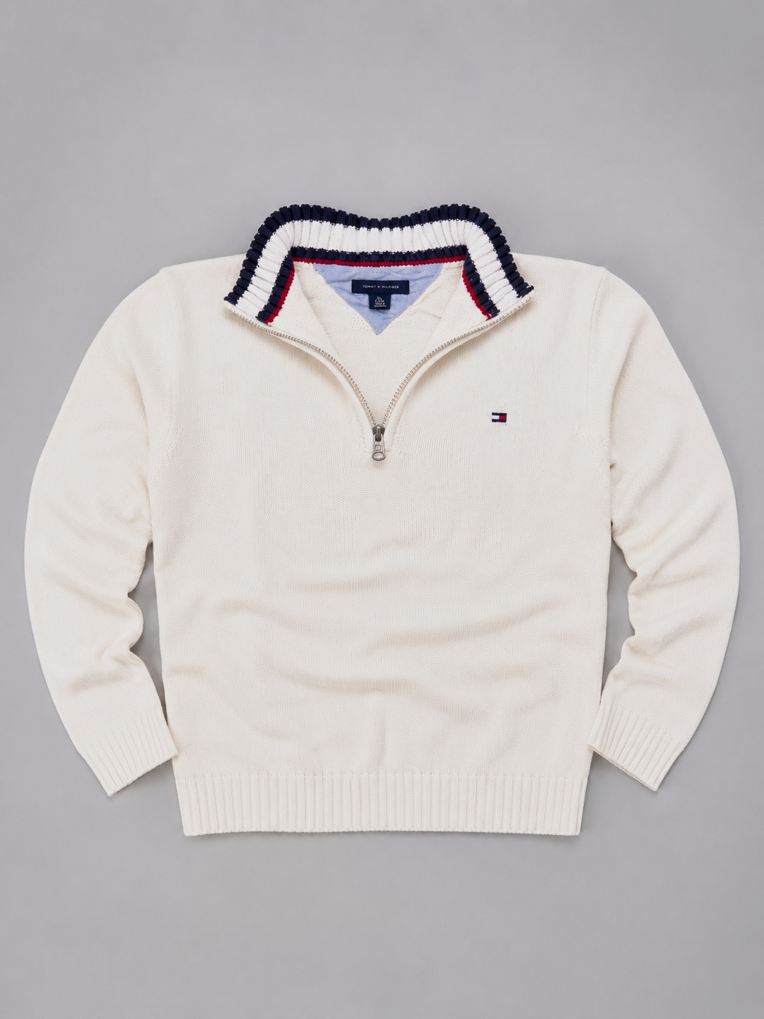 Pull 1/4 zip Tommy Hilfiger  – Tommy Hilfiger – taille XS 4