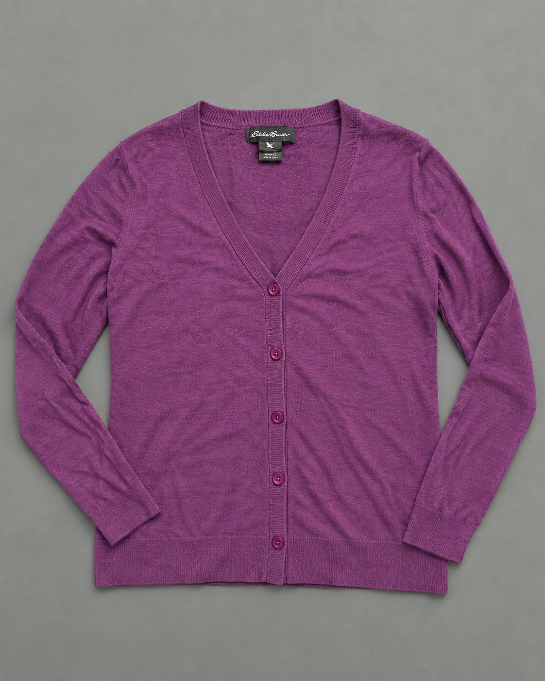 Gilet cardigan violet Eddie Bauer taille L – Eddie Bauer – taille L 2