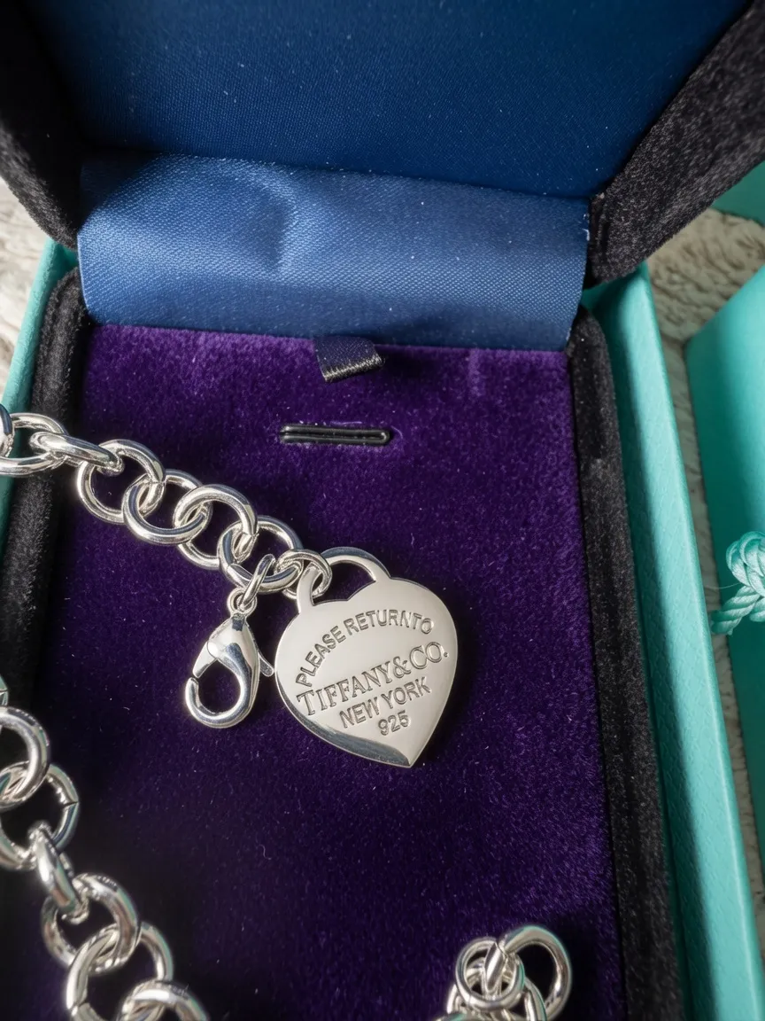 Bracelet chaîne Tiffany & Co. argent