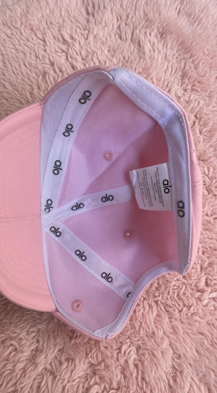 Casquette Alo rose 2