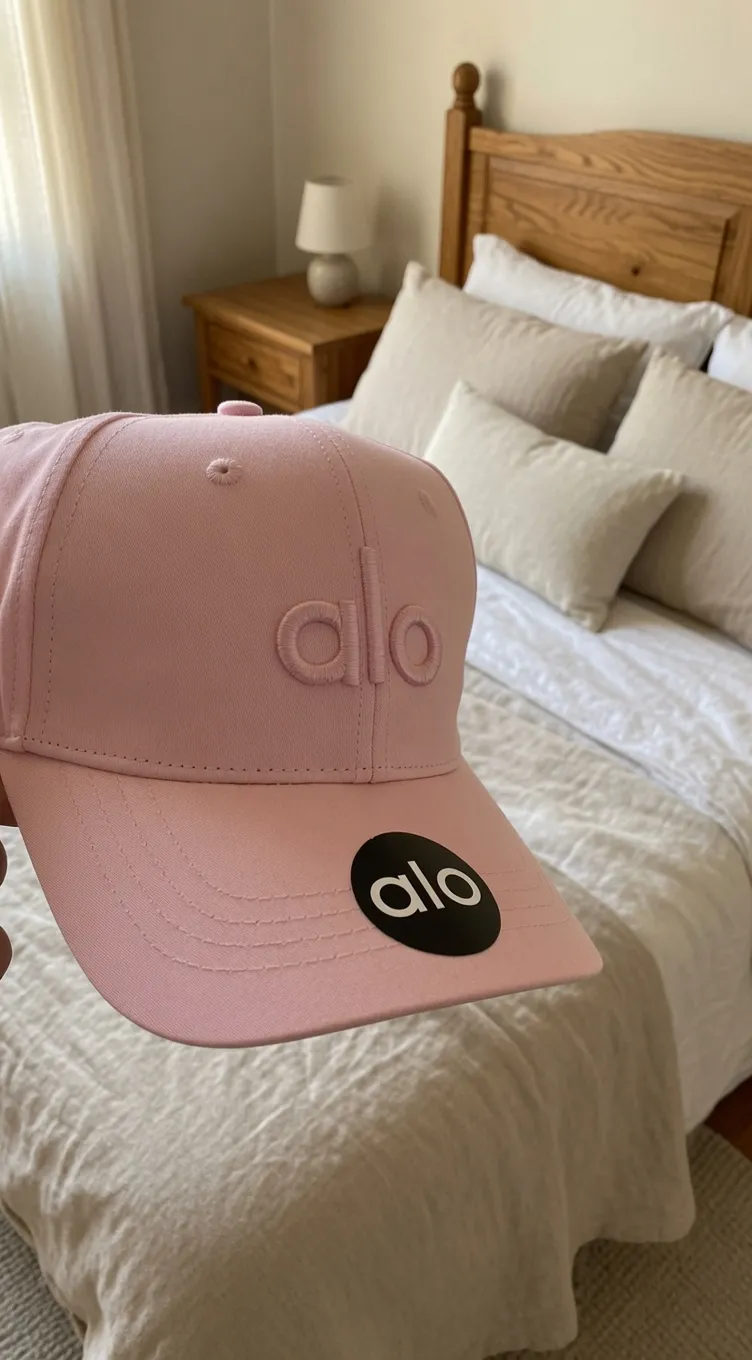 Casquette Alo rose 3