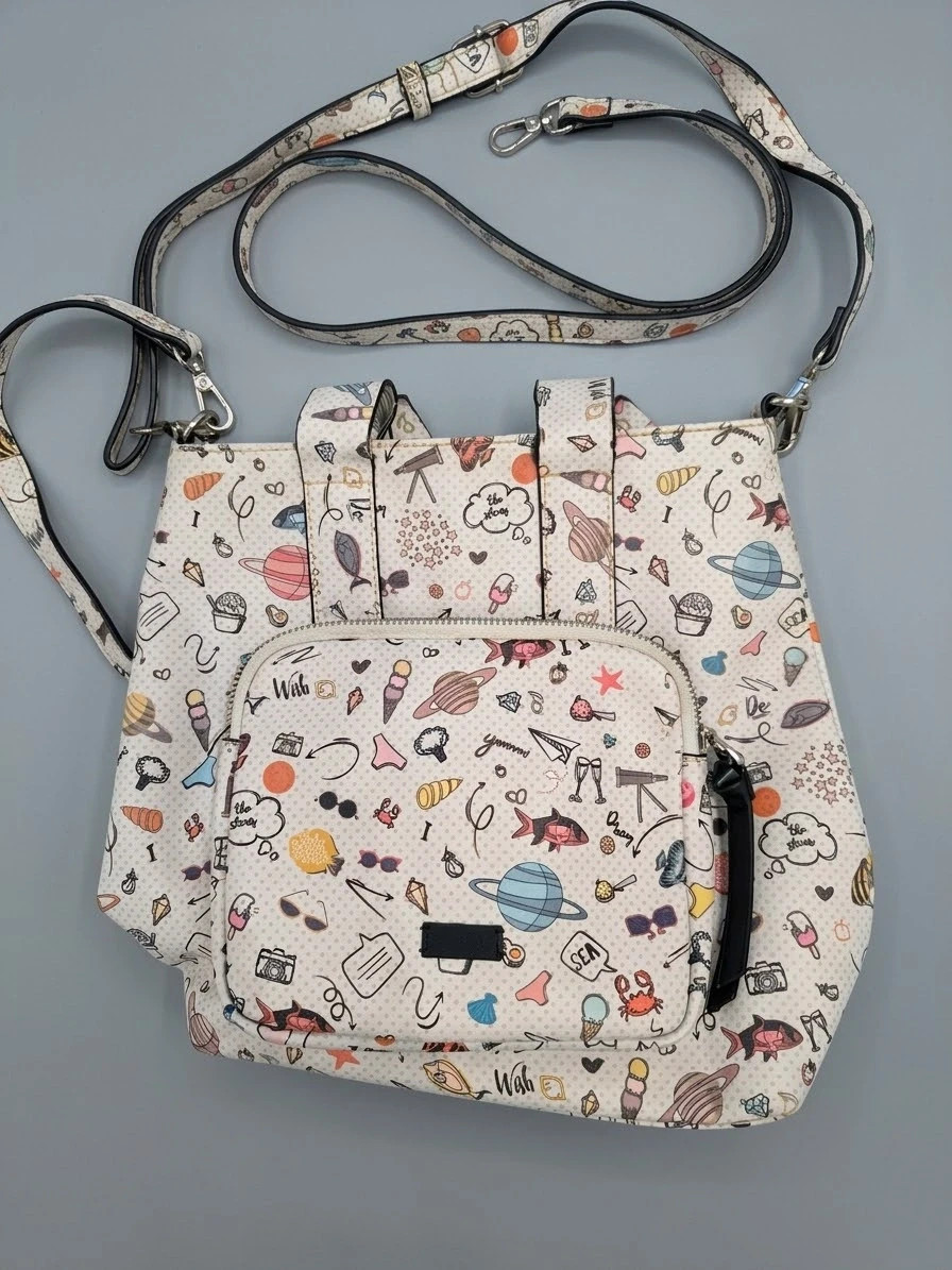Bolso bandolera estampado