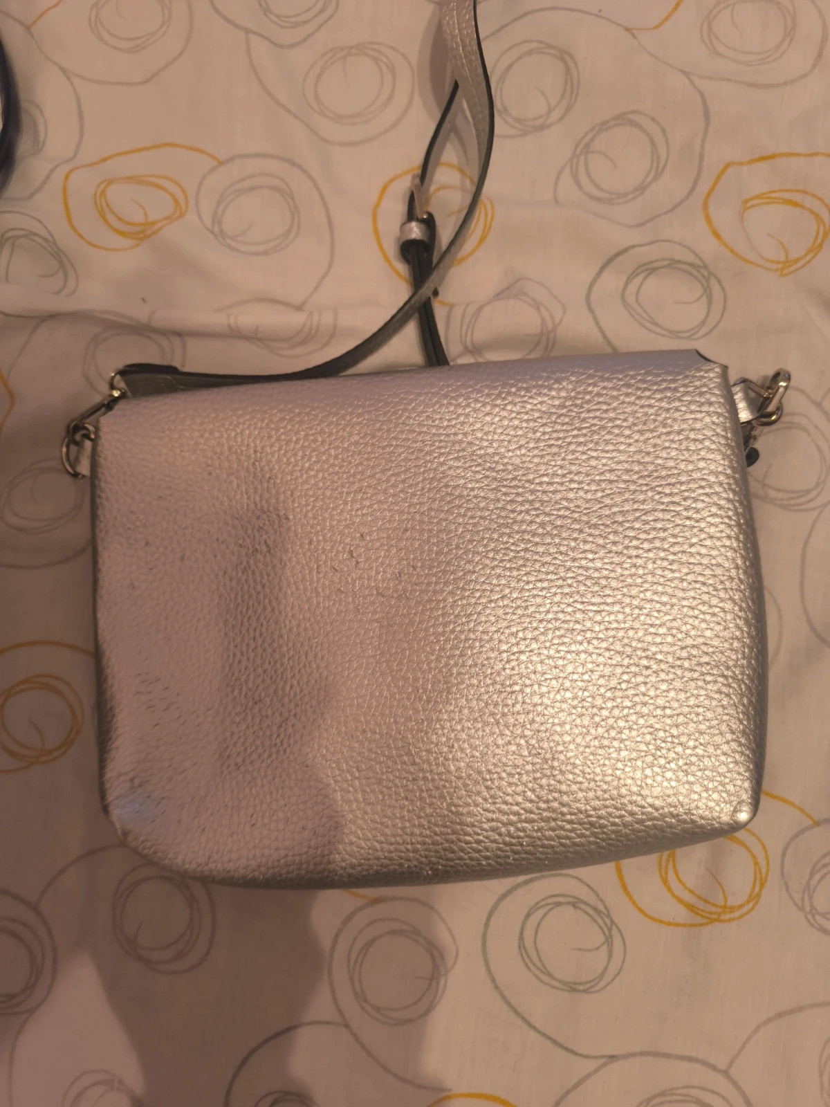 Bolso bandolera bicolor rosa y plata – Parfois 2