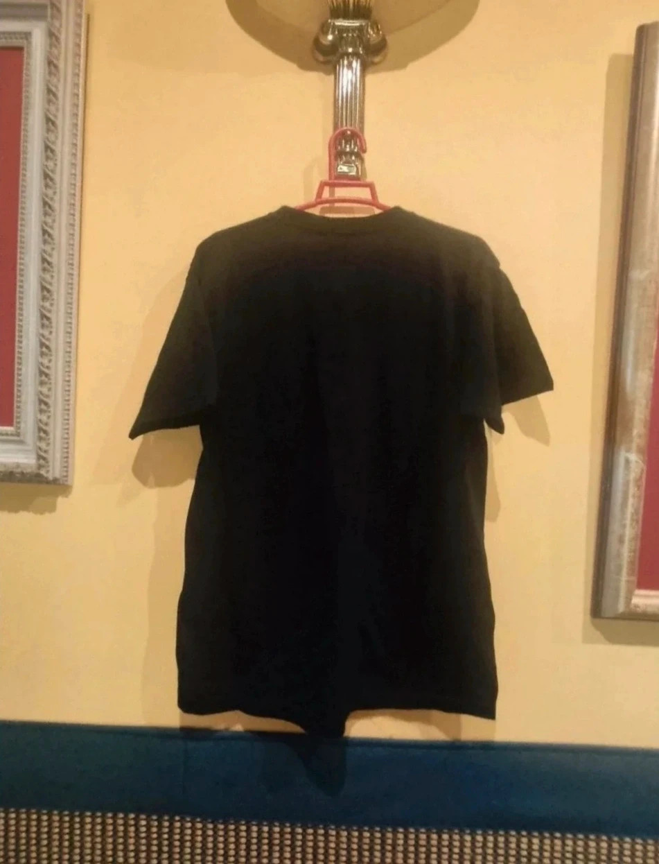🌺Camiseta negra de algodón con logo de El Padrino – JHK – taille M 4