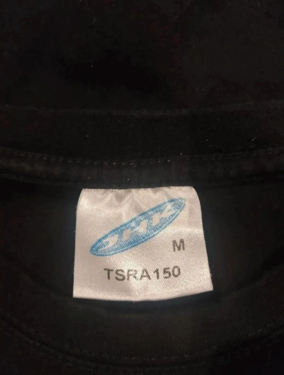 🌺Camiseta negra de algodón con logo de El Padrino – JHK – taille M 5