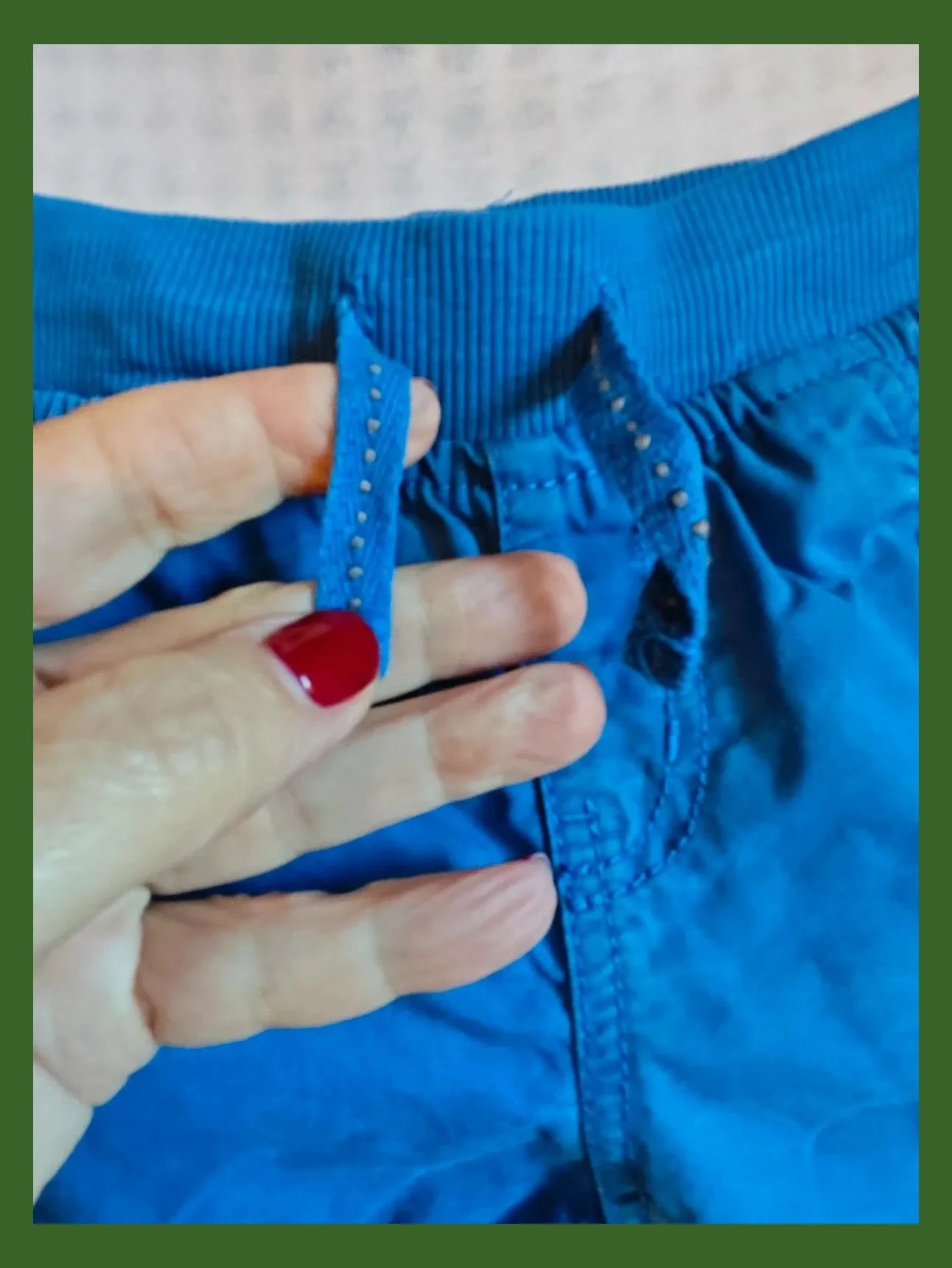 🌺Cómodo pantaloncito azul de bebe – Obaïbi – taille 1-3 mois / 56 cm 4