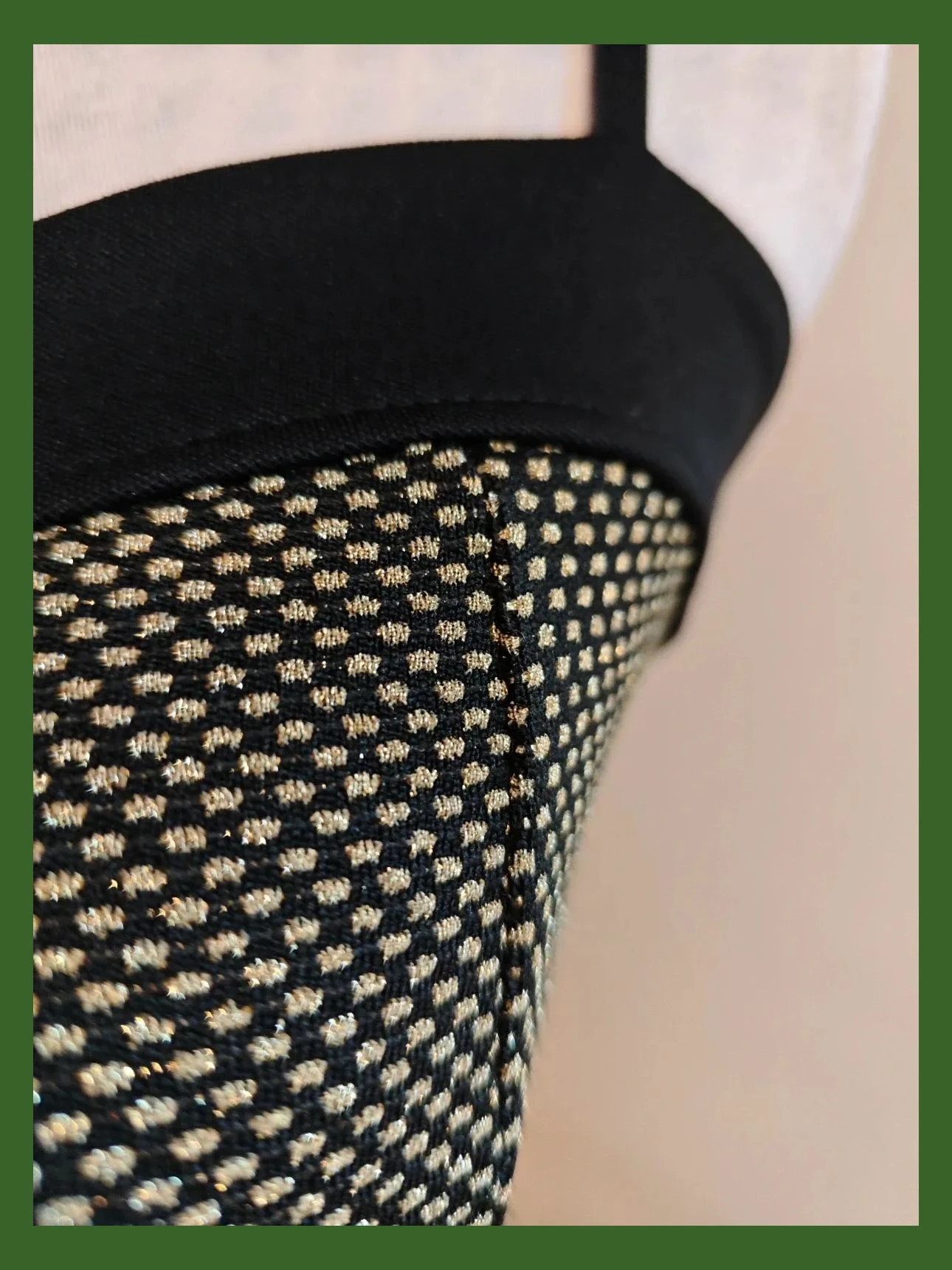 🌺 Vestido dorado y negro super sexy – New Look – taille XS / 34 / 6 4