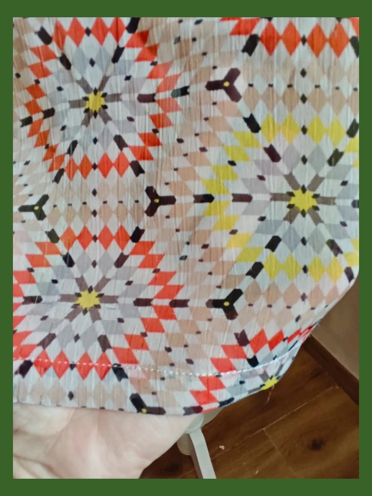 🌺 Vestido caftán ideal para playa o piscina, se gasa semitransparente multicolor – Miss Captain – taille L / 40 / 12 3