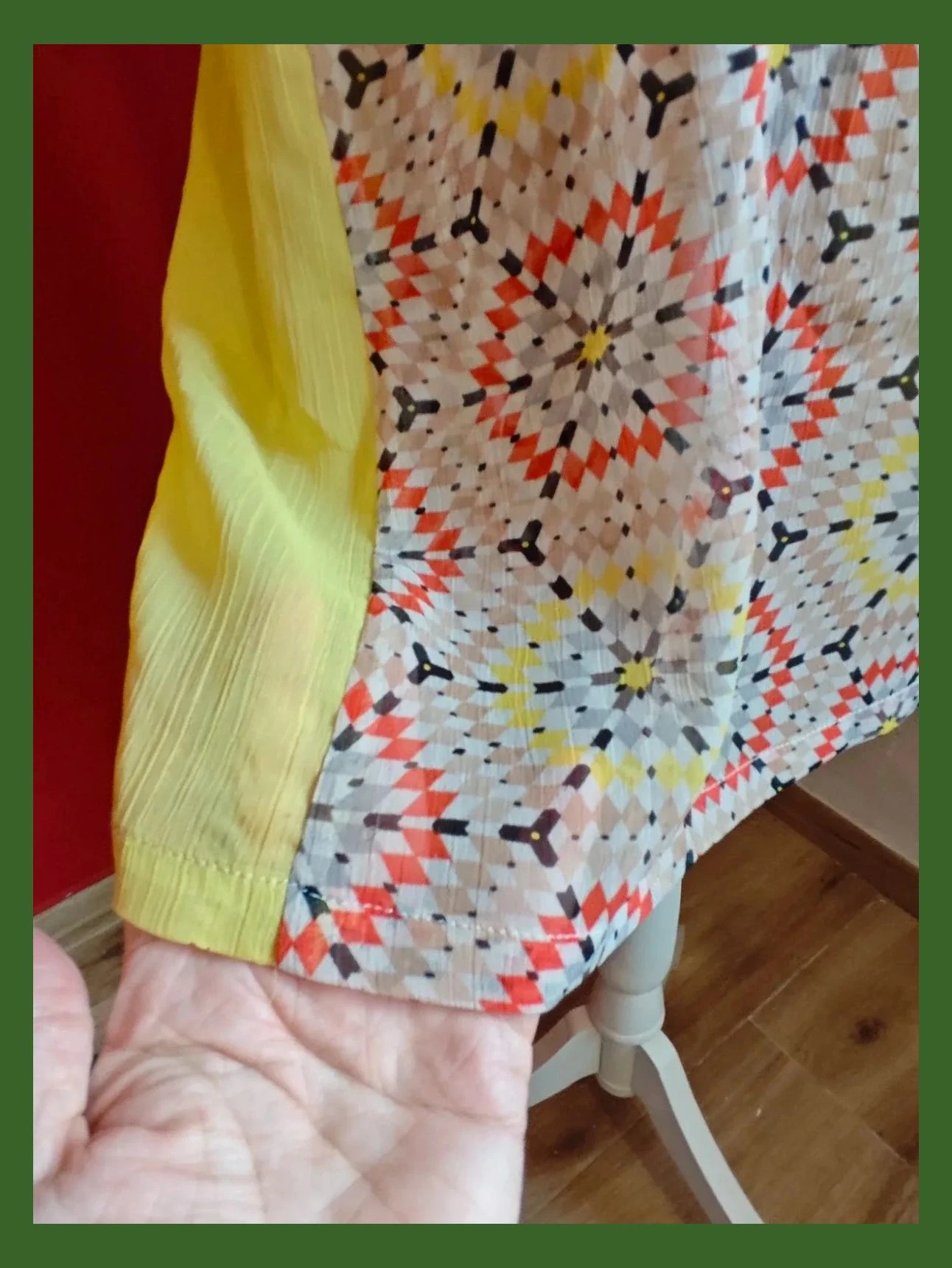 🌺 Vestido caftán ideal para playa o piscina, se gasa semitransparente multicolor – Miss Captain – taille L / 40 / 12 4