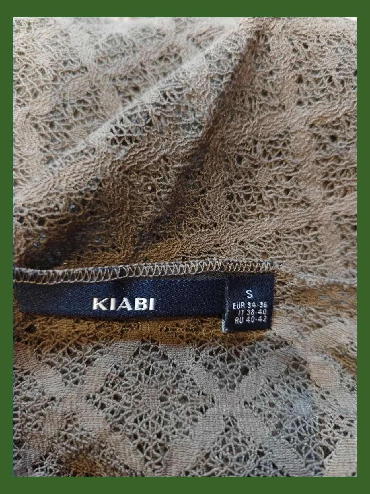 🌺Mini vestido para playa o piscina ideal para encima del bikini o bañador, talla S – Kiabi – taille S / 36 / 8 5