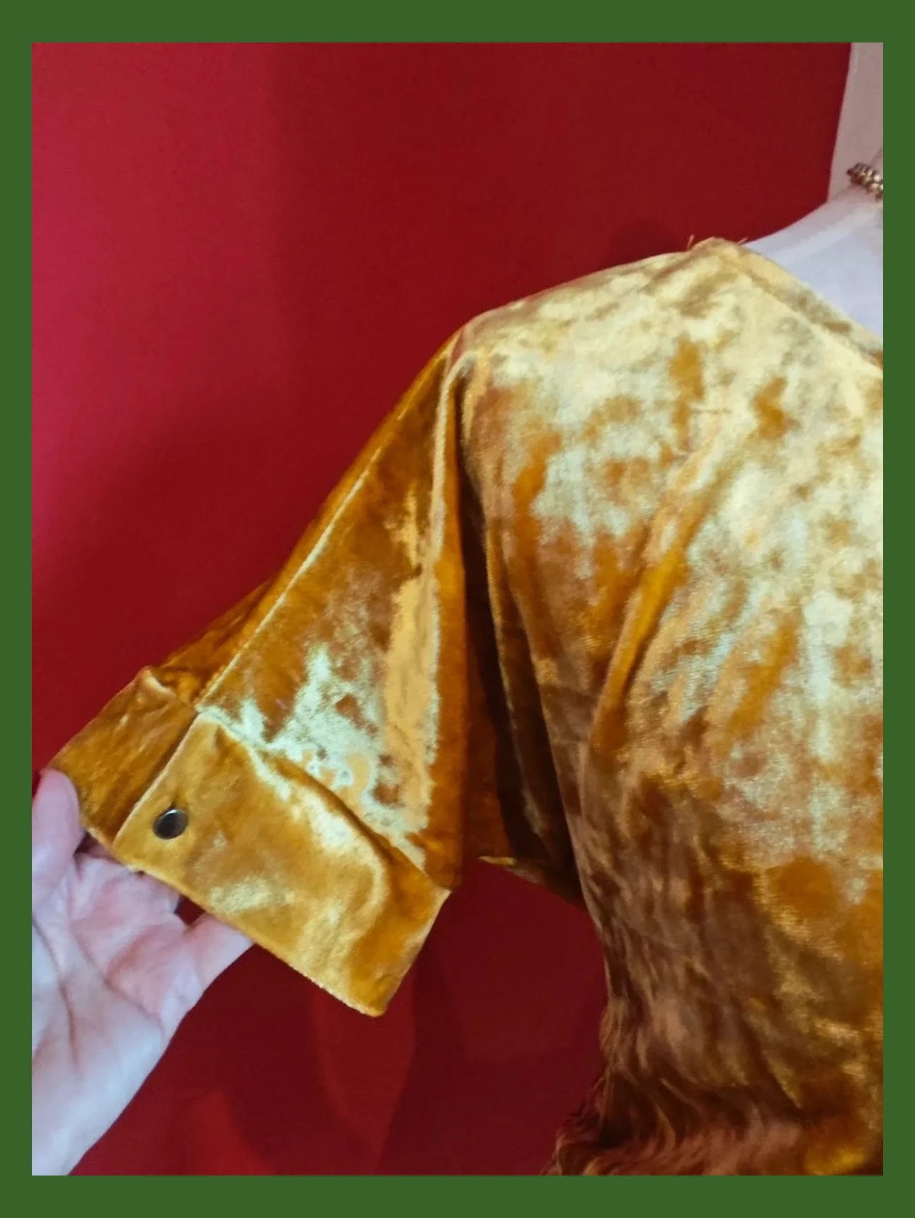 🌺Bonita camiseta de terciopelo dorado – Alfred & Sisters – taille 4XL / 48 / 20 3