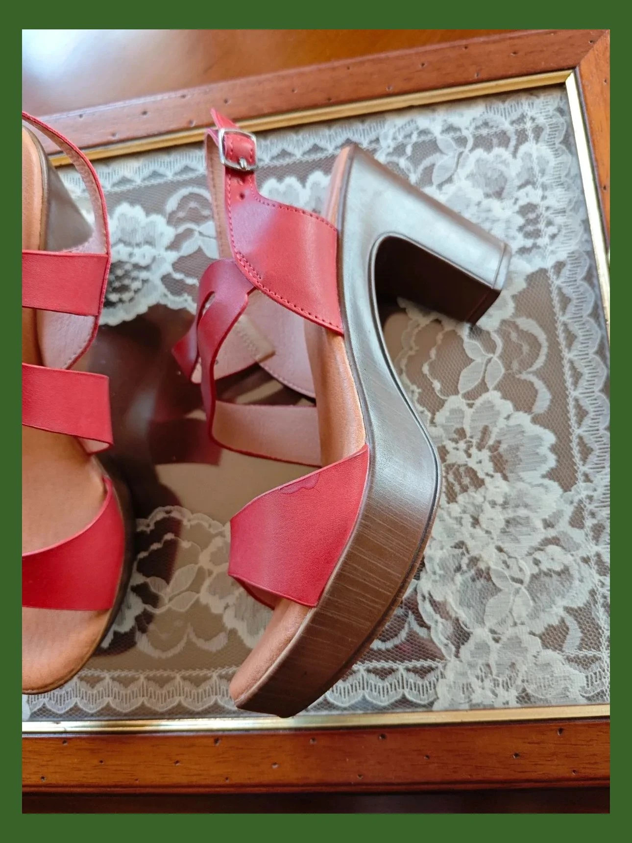 🌺 Comodísimas sandalias tono caldera fuerte con planta gel – CLOWSE – taille 38 3