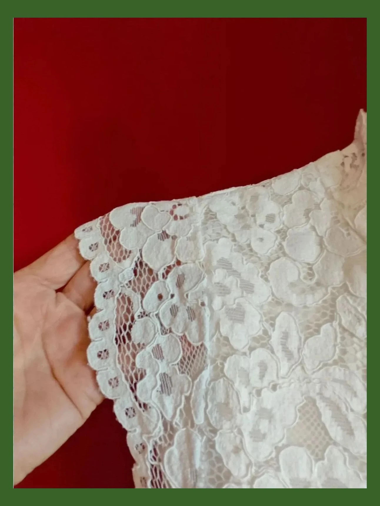 🌺 Elegante vestido de blonda blanca con parte baja de la espalda abierta, talla 36 – H&M – taille S / 36 / 8 3