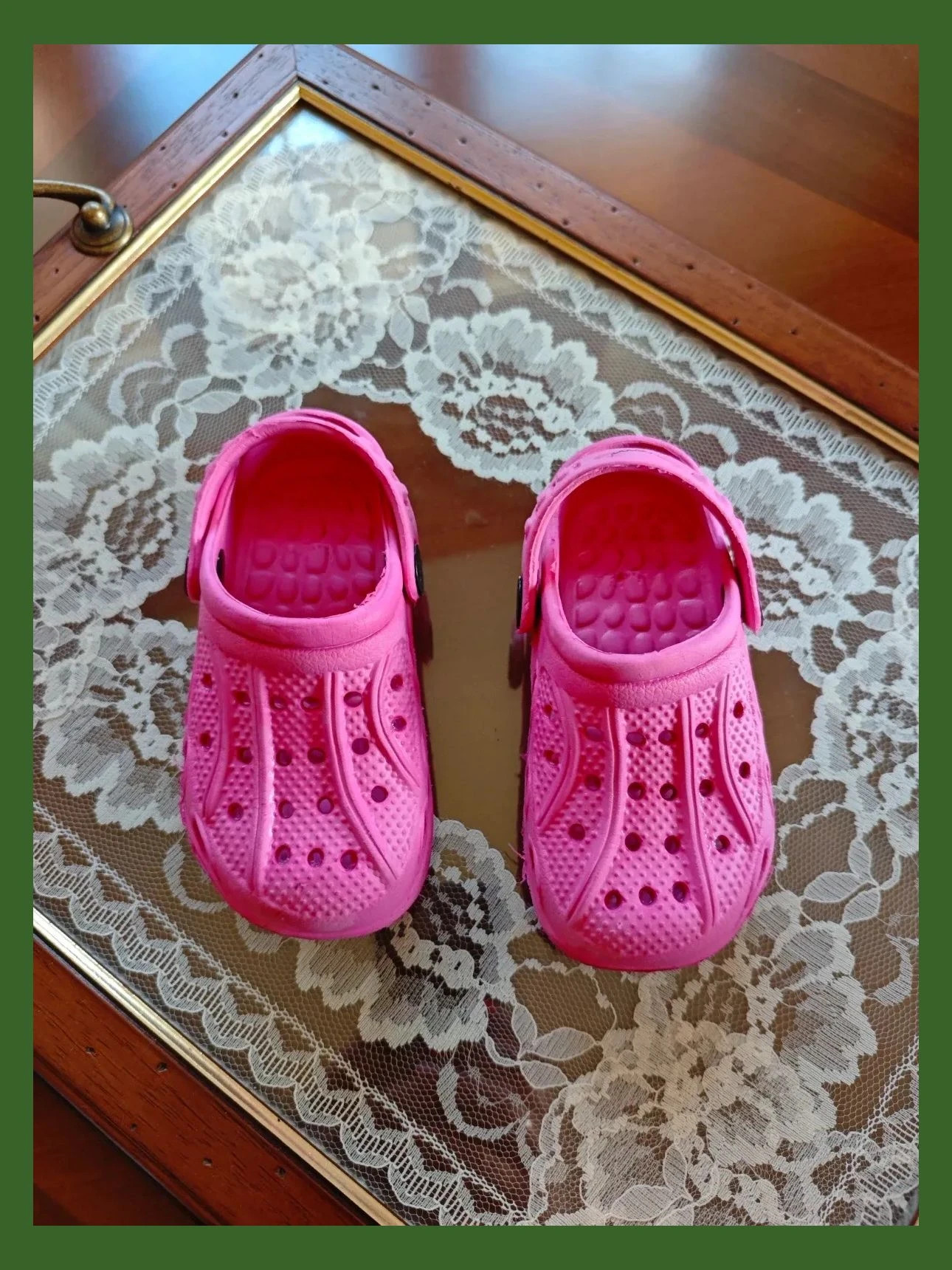 🌺 Chanclas crocs fucsia en perfecto estado, número 24 – Mosconi – taille 24