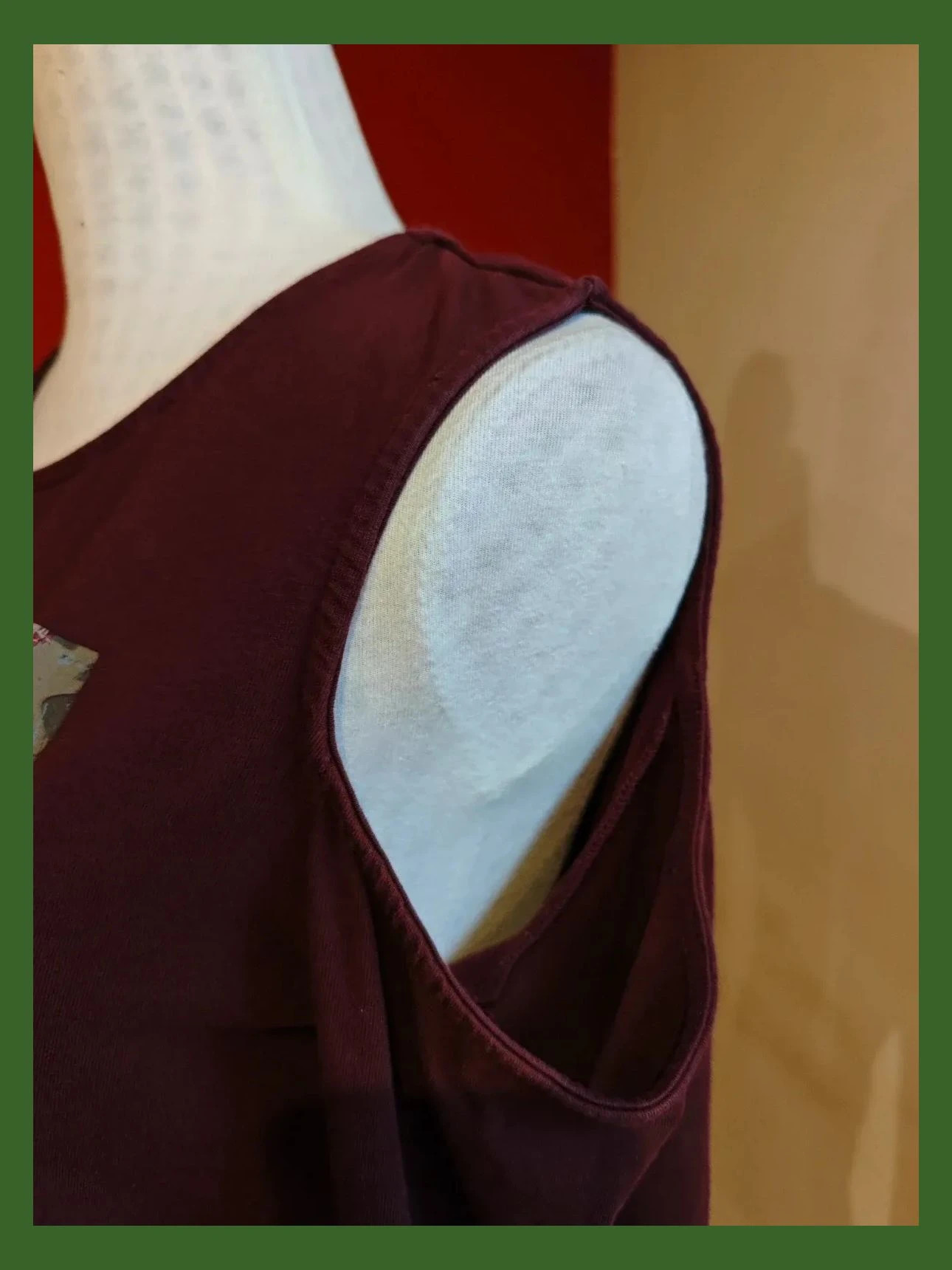 🌺 Original camiseta morada con frente estampado y hombros al aire – Emoi by Emonite – taille XL / 42 / 14 3