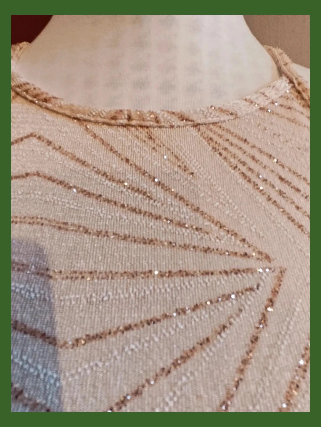 🌺 Divino vestido para eventos de tela elástica rosa con brillos geométricos – taille XS / 34 / 6 5