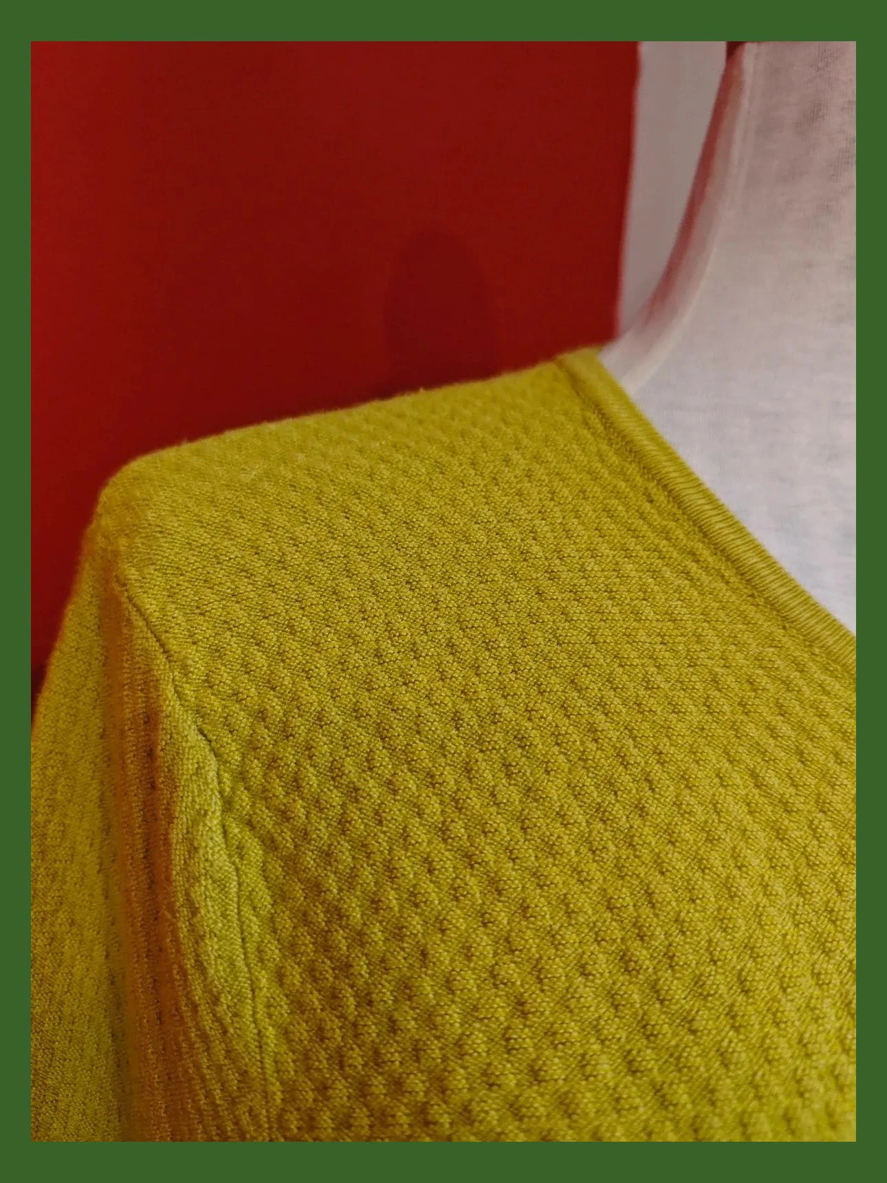 🌺 Jersey de punto amarillo con círculos en relieve – Mango – taille L / 40 / 12 3