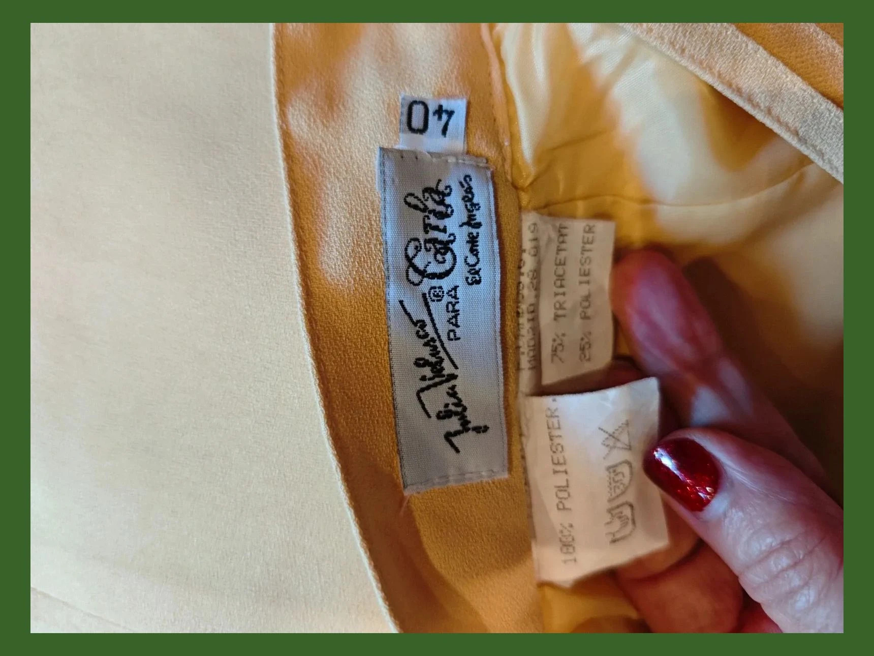🌺 Falda entallada amarillo claro con pliegues en cintura – El Corte Inglés – taille M / 38 / 10 5