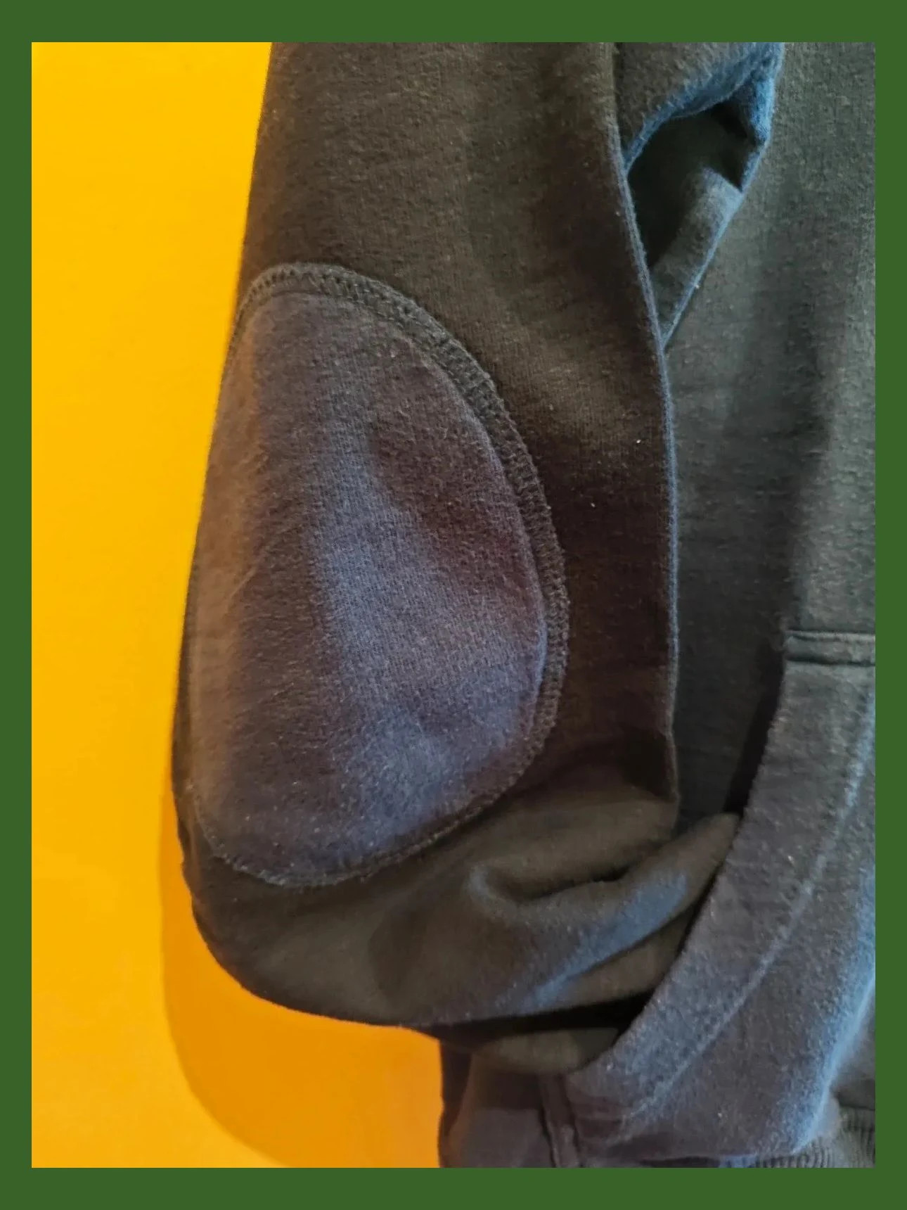 🌺 Sudadera de algodón azul marino deslavado con capucha y bolsillo canguro delante – Springfield – taille M 4