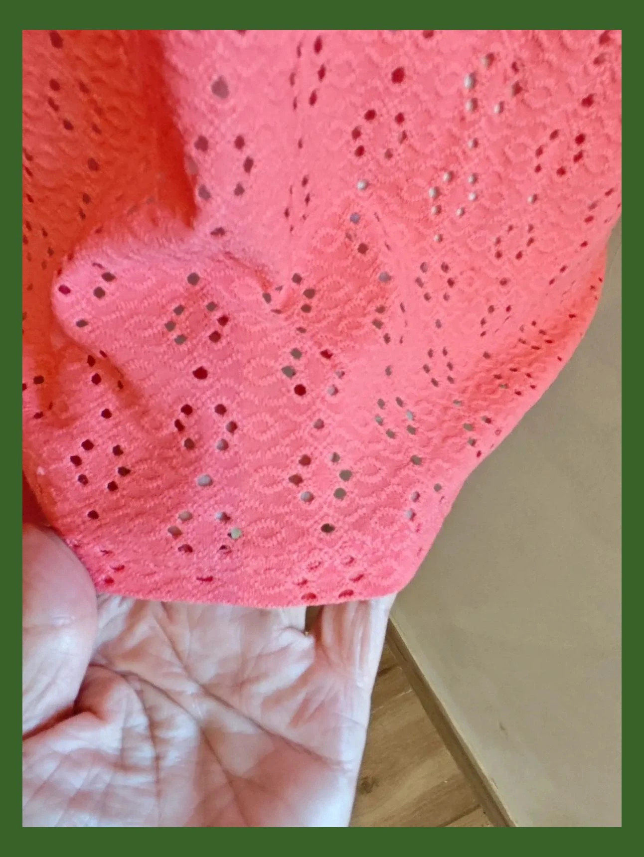 🌺Precioso top tono coral de tirantes cuello halter y tejido calado – Encuentro – taille XXXL / 46 / 18 4