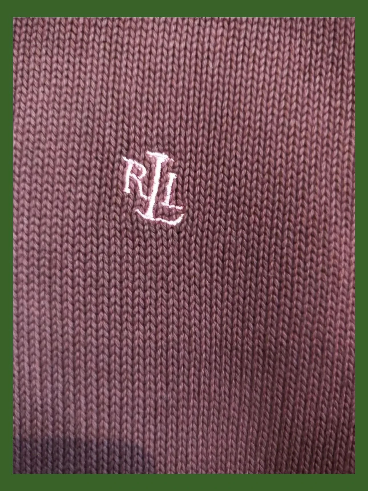 🌺 Jersey de algodón morado oscuro, de Ralph Lauren – Ralph Lauren – taille XXL 2